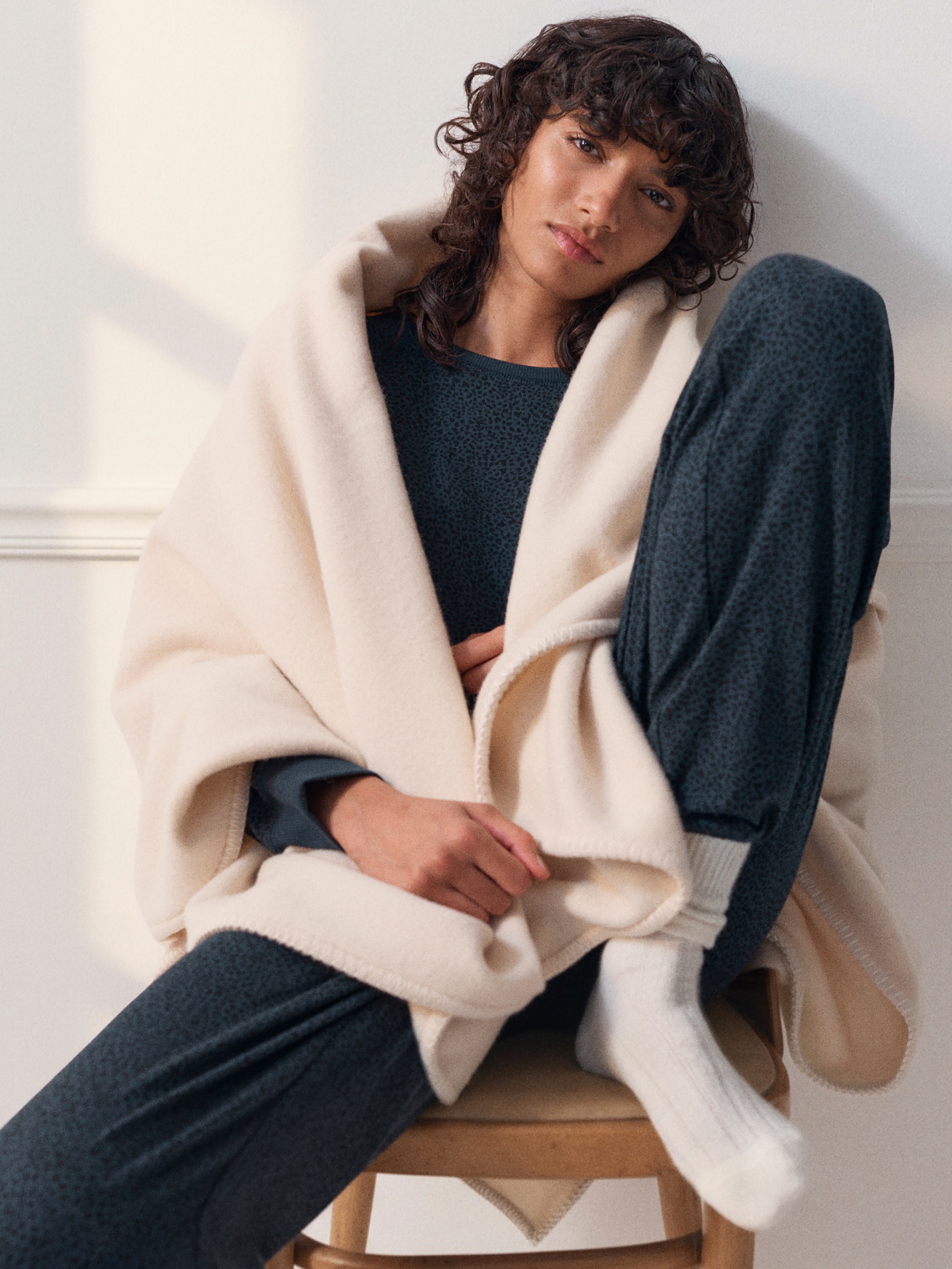 Joelle Jersey Jogger Animal Print Pyjamas