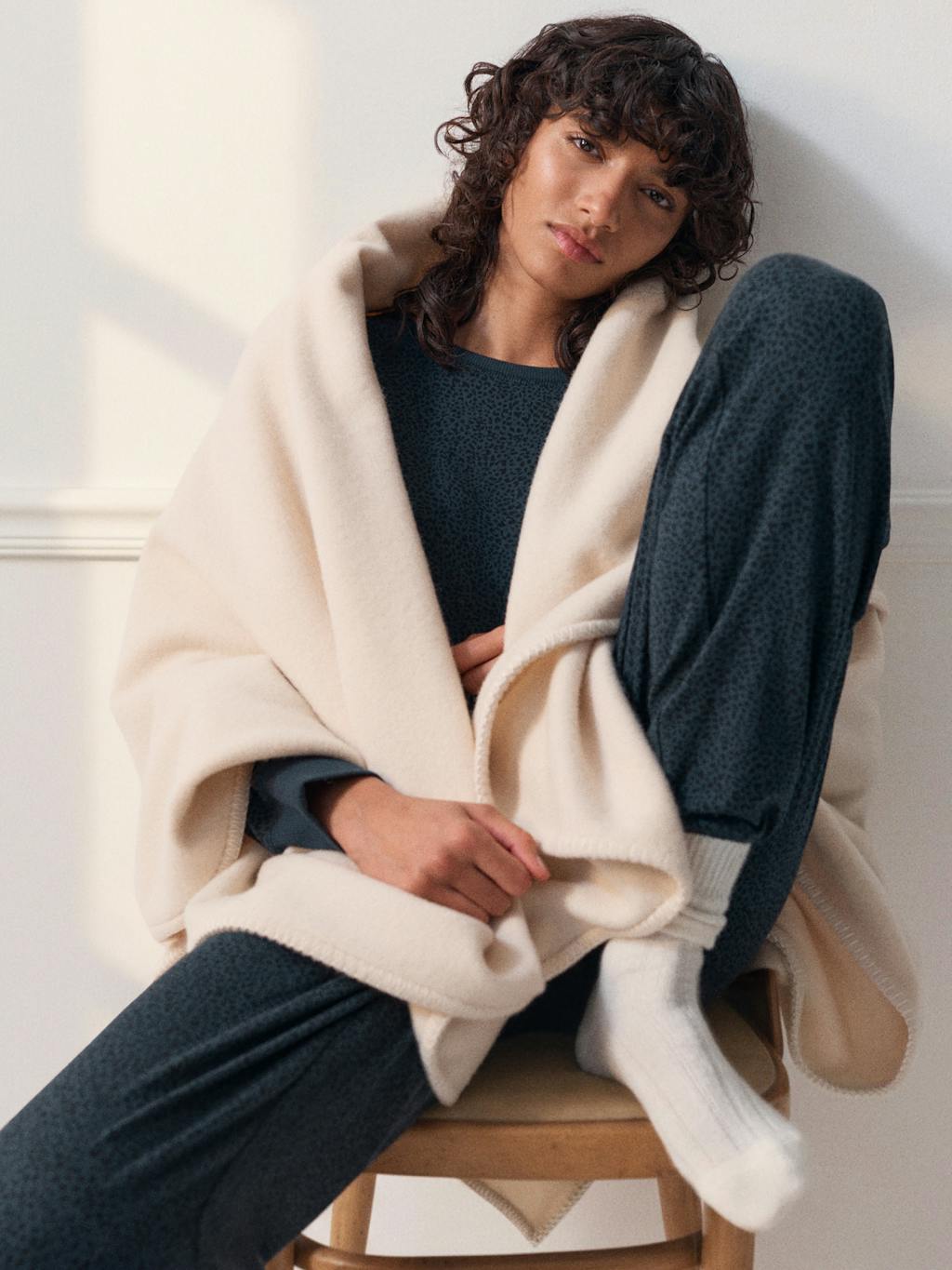 014192-4859-10 Joelle Jersey Jogger Animal Print Pyjamas