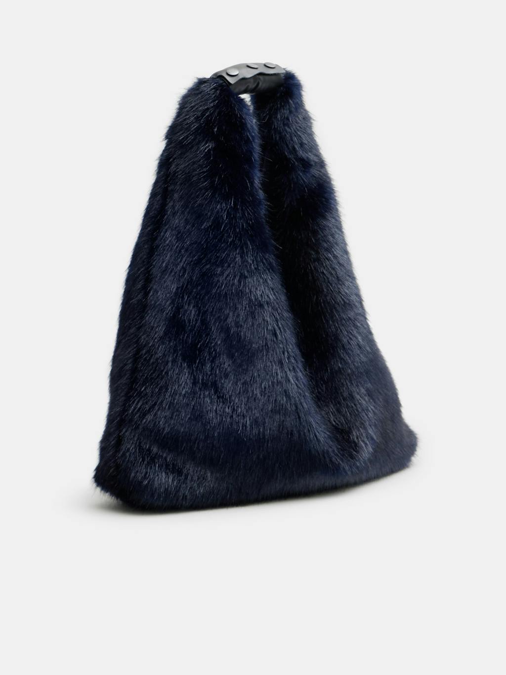 012541-1652-03 Helen Moore Faux Fur Triangle Tote