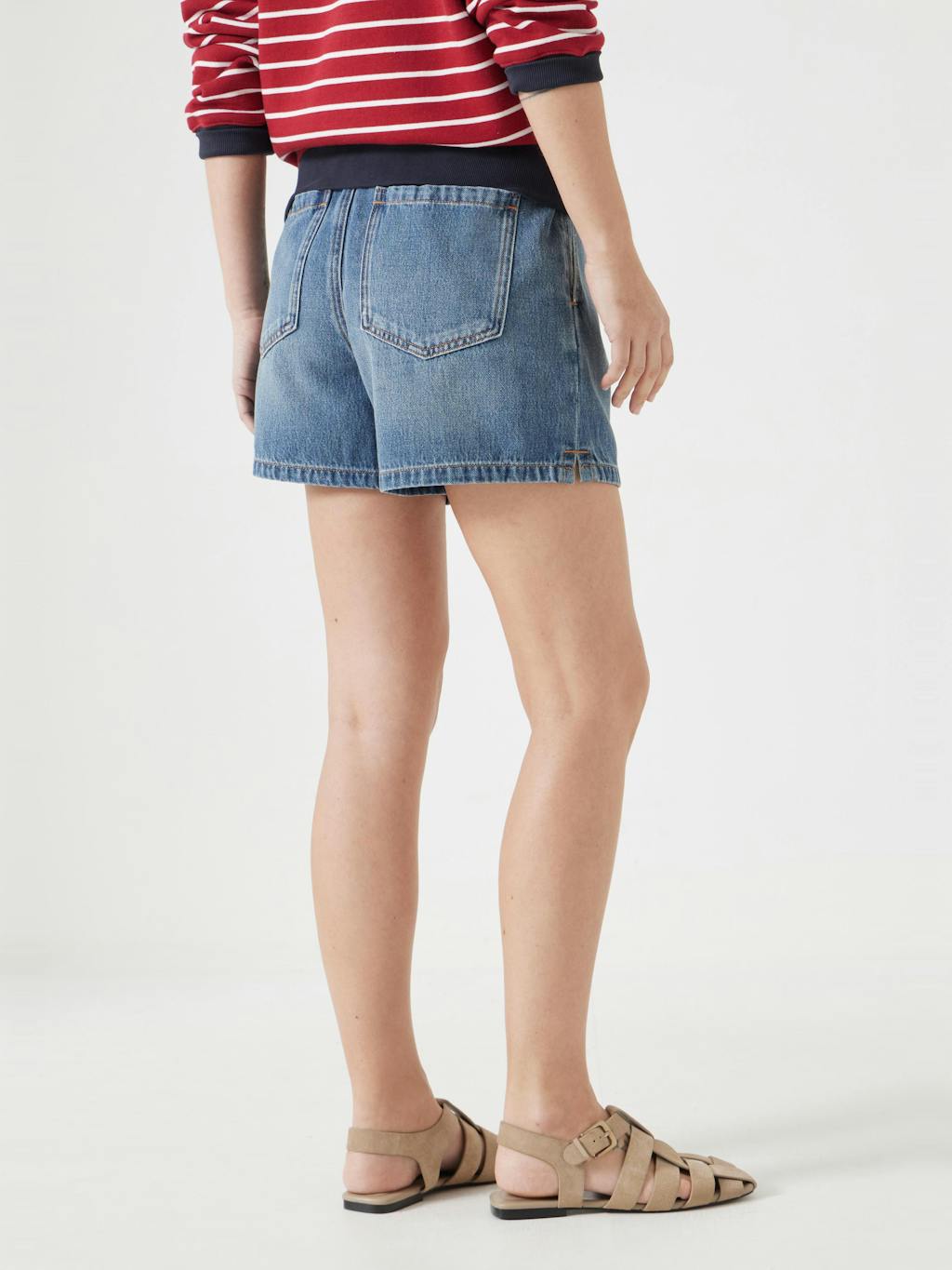 013571-4784-03 Betty Denim Pull On Shorts