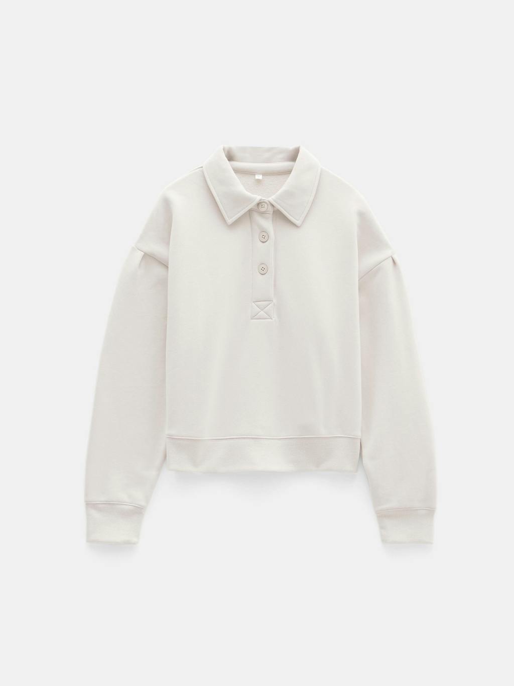 013093-3152-07 Cropped Polo Sweatshirt