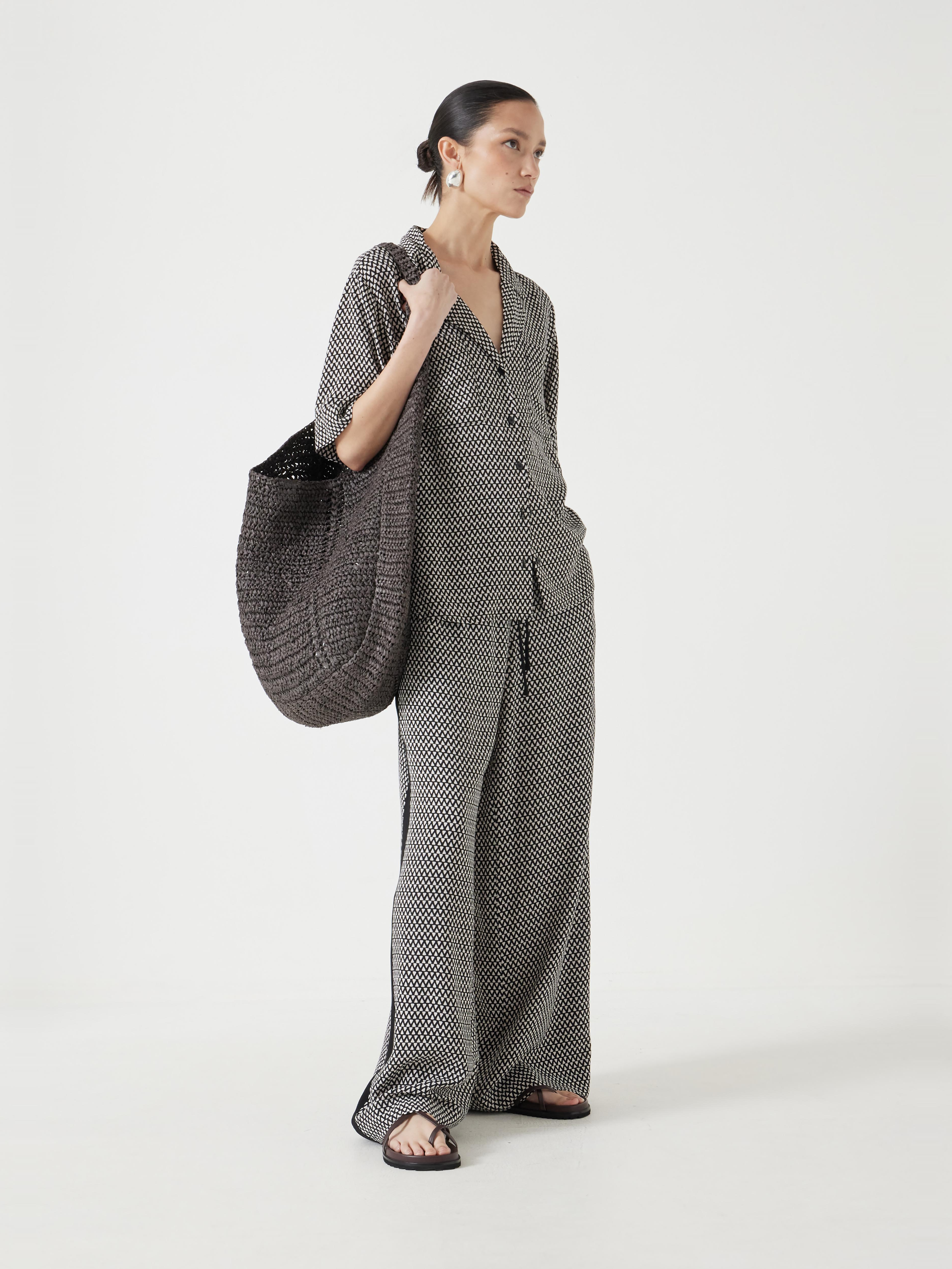 Revere Collar Short Sleeve Shirt