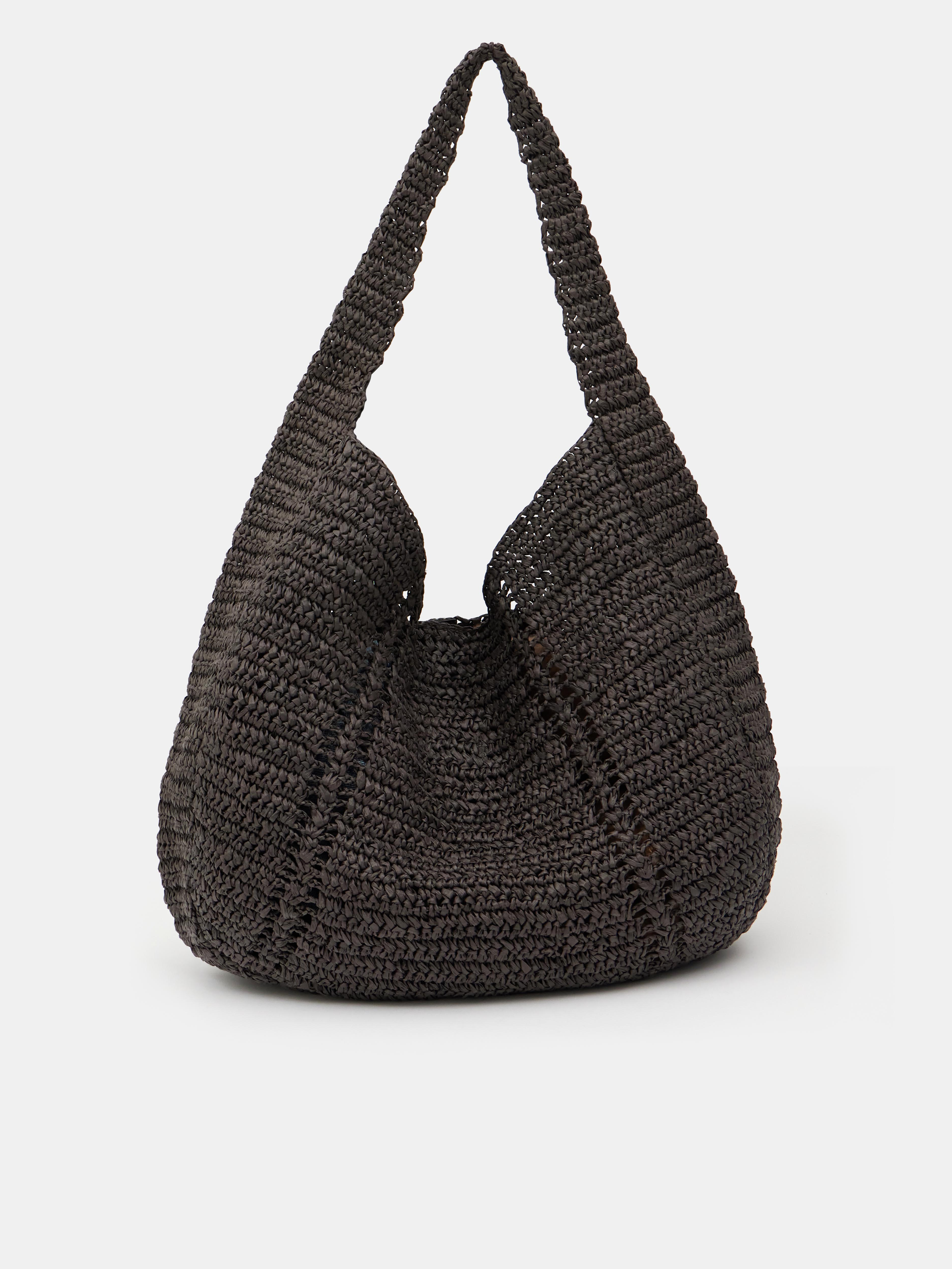 Raffia Oversized Tote Bag