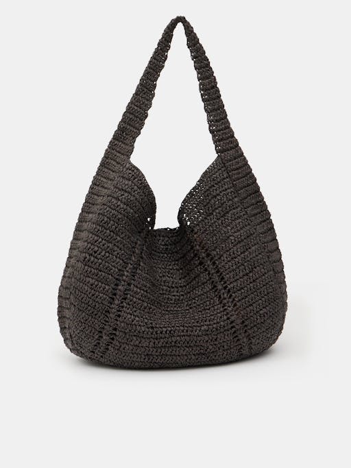 Raffia Oversized Tote Bag
