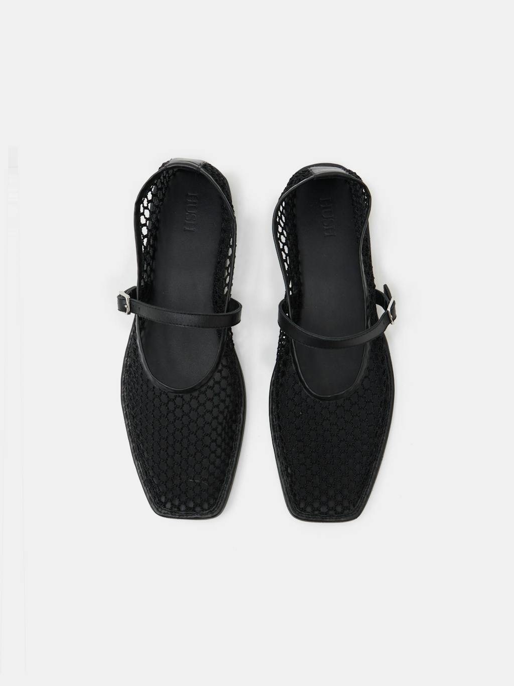 012883-0456-04 Mesh Mary Jane Ballerina Flats