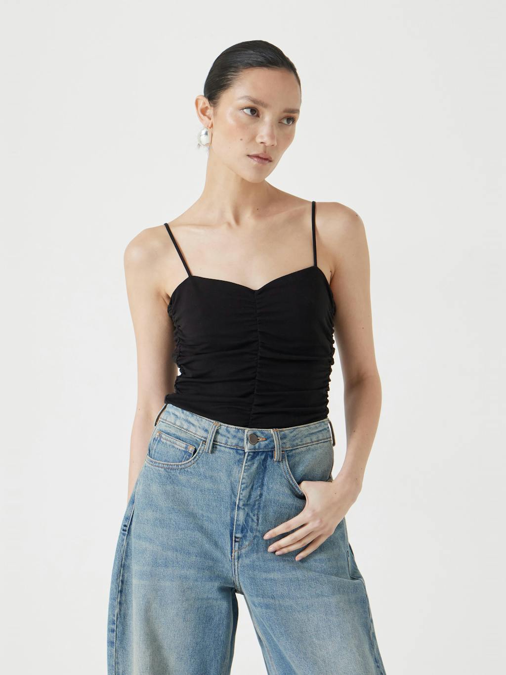 012909-0463-01 Ruched Front Cami