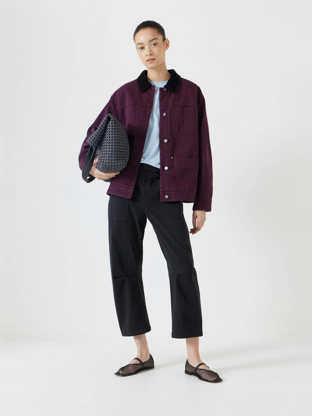 012929-1319-02 Cord Collar Barn Jacket