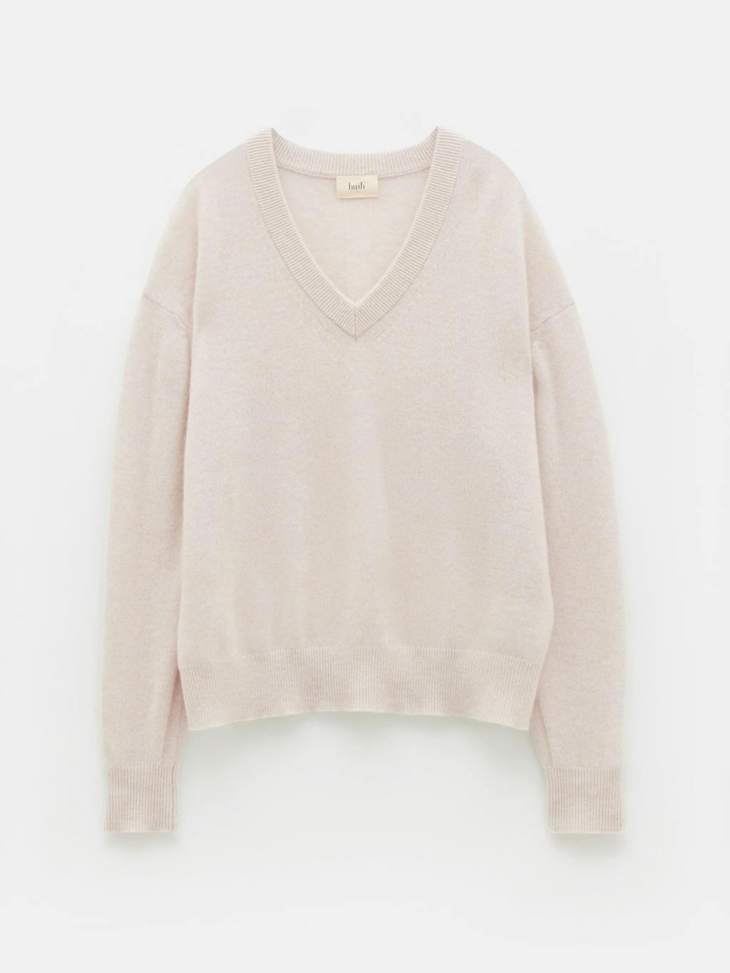 011491-0003-07 Scarlett Cashmere V-Neck Jumper