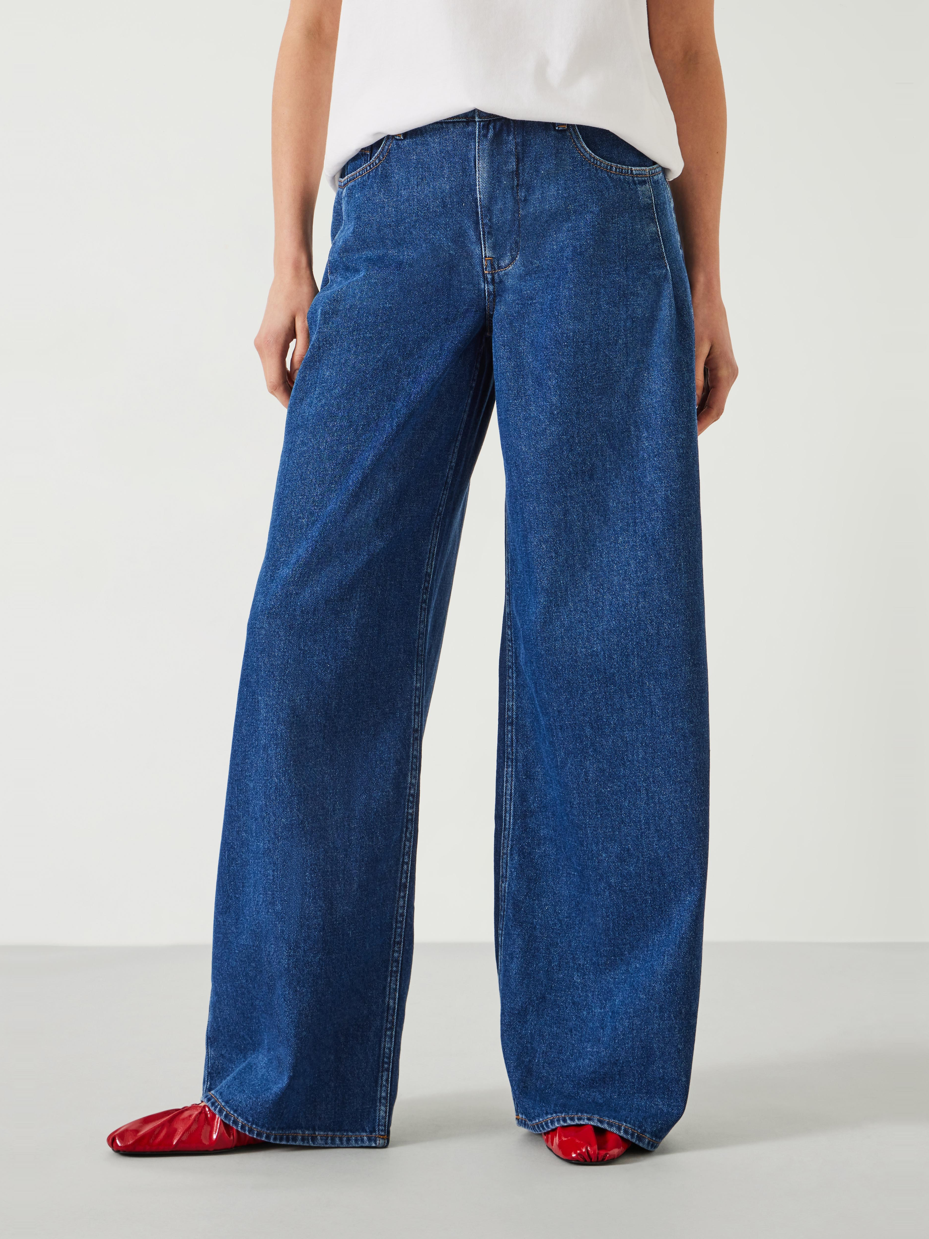 Nova Pintuck Wide Leg Jeans