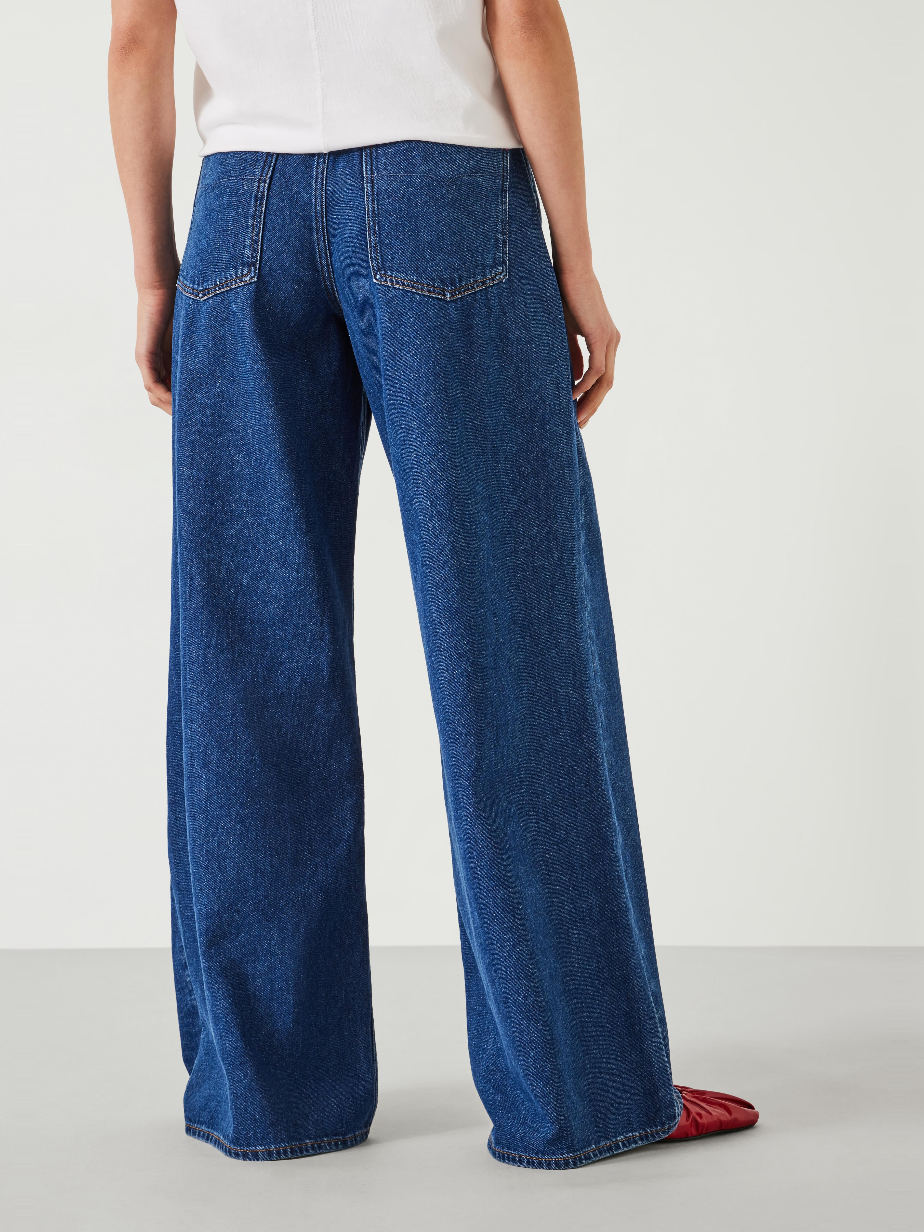 Nova Pintuck Wide Leg Jeans