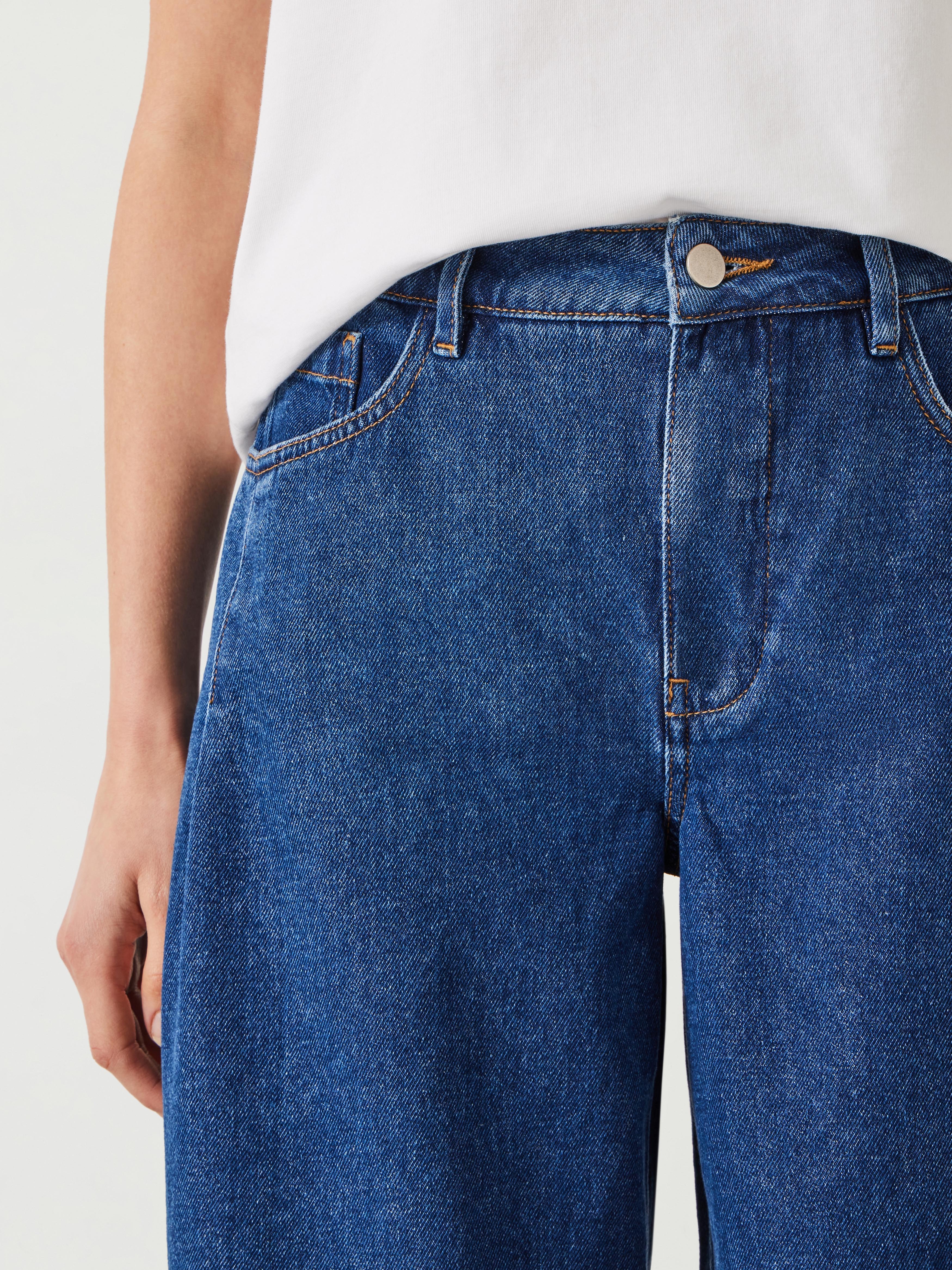 Nova Pintuck Wide Leg Jeans