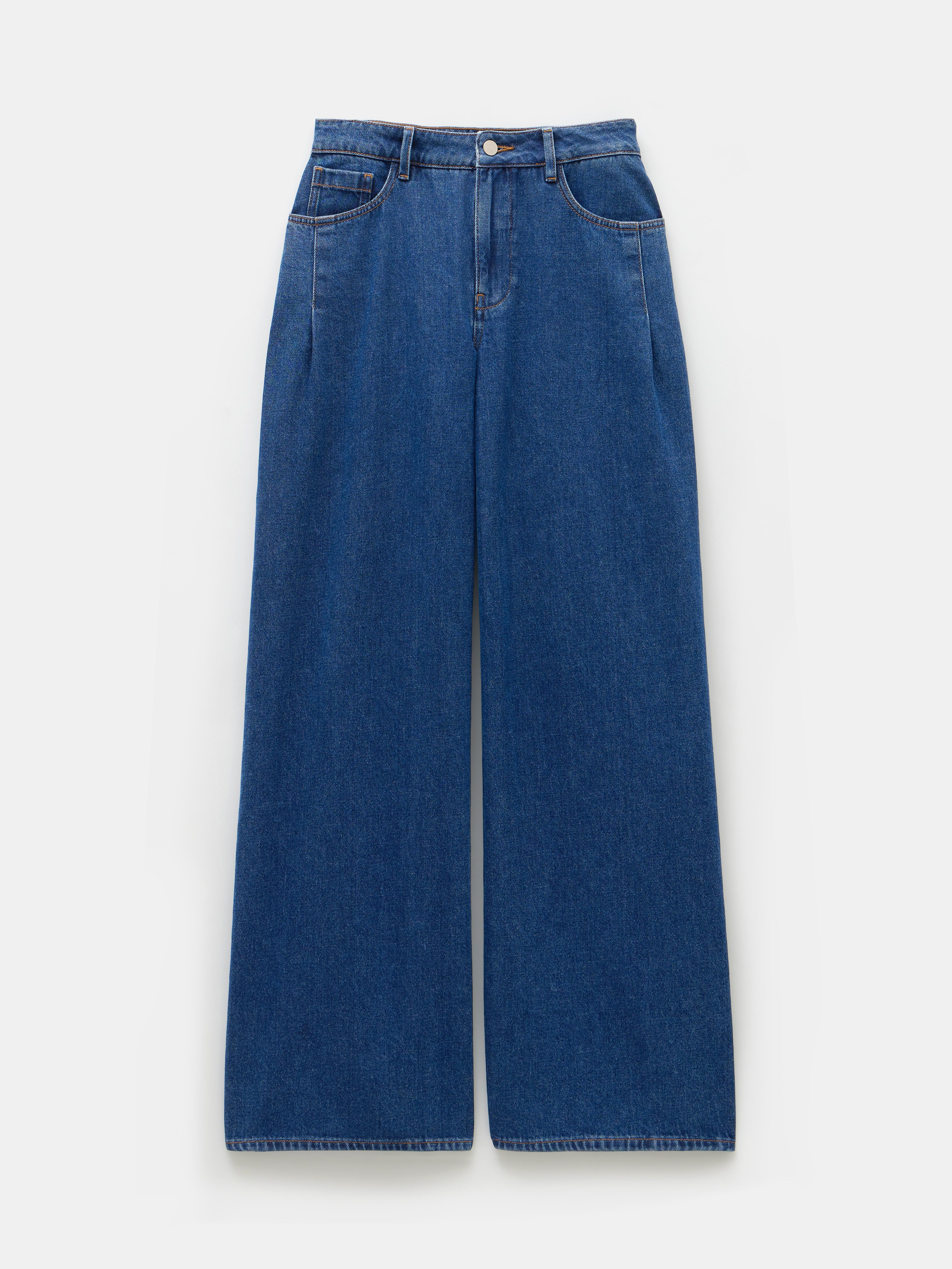 Nova Pintuck Wide Leg Jeans