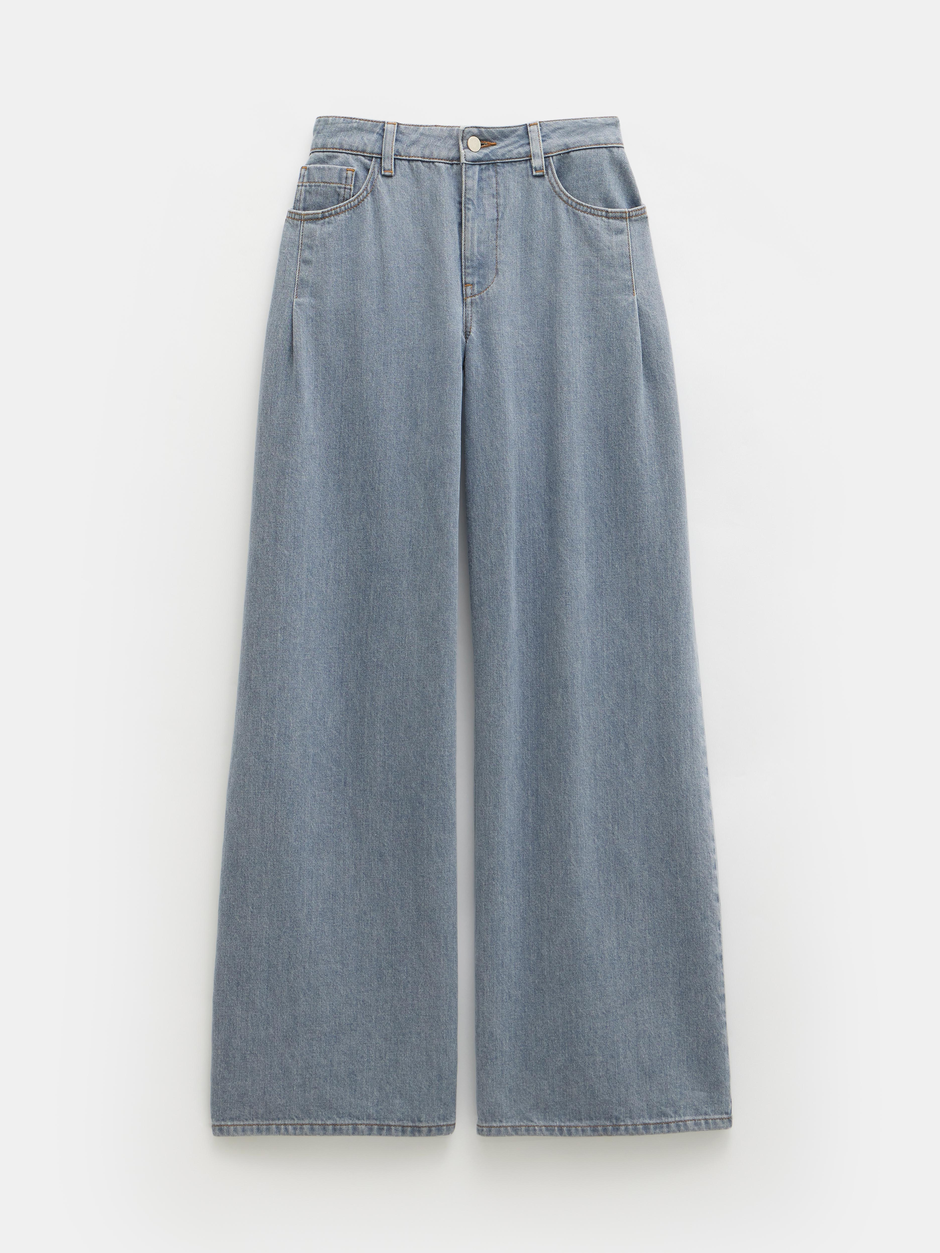 Nova Pintuck Wide Leg Jeans