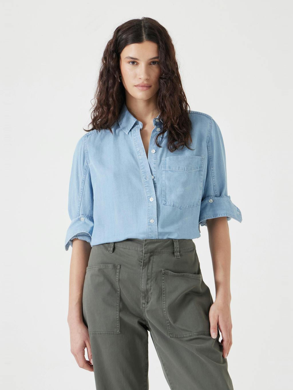 013145-3059-01 Rita Chambray Shirt