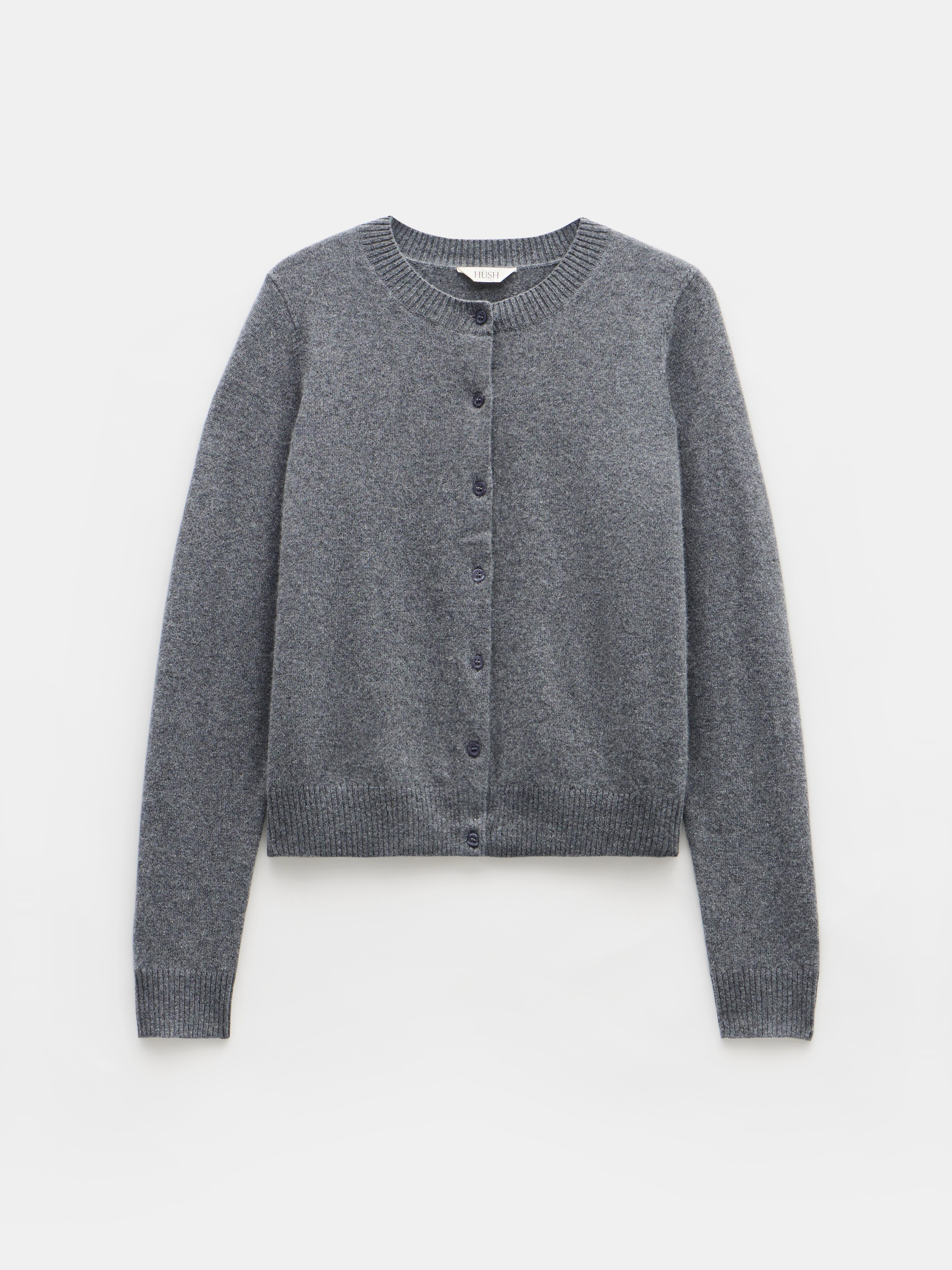 Daphne Cashmere Button Through Slim Cardigan