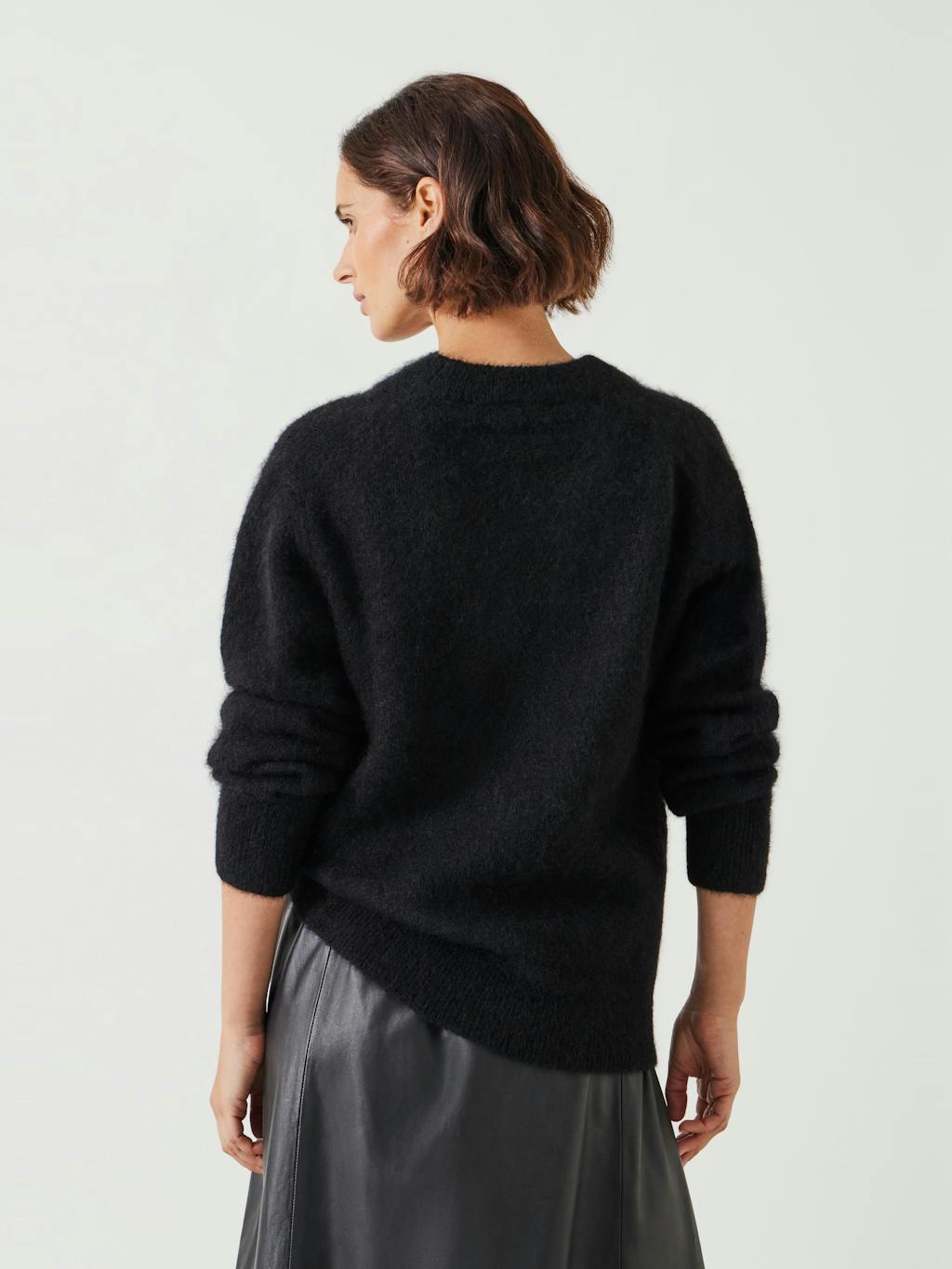 012176-0456-03 Lacey V Neck Alpaca Blend Jumper