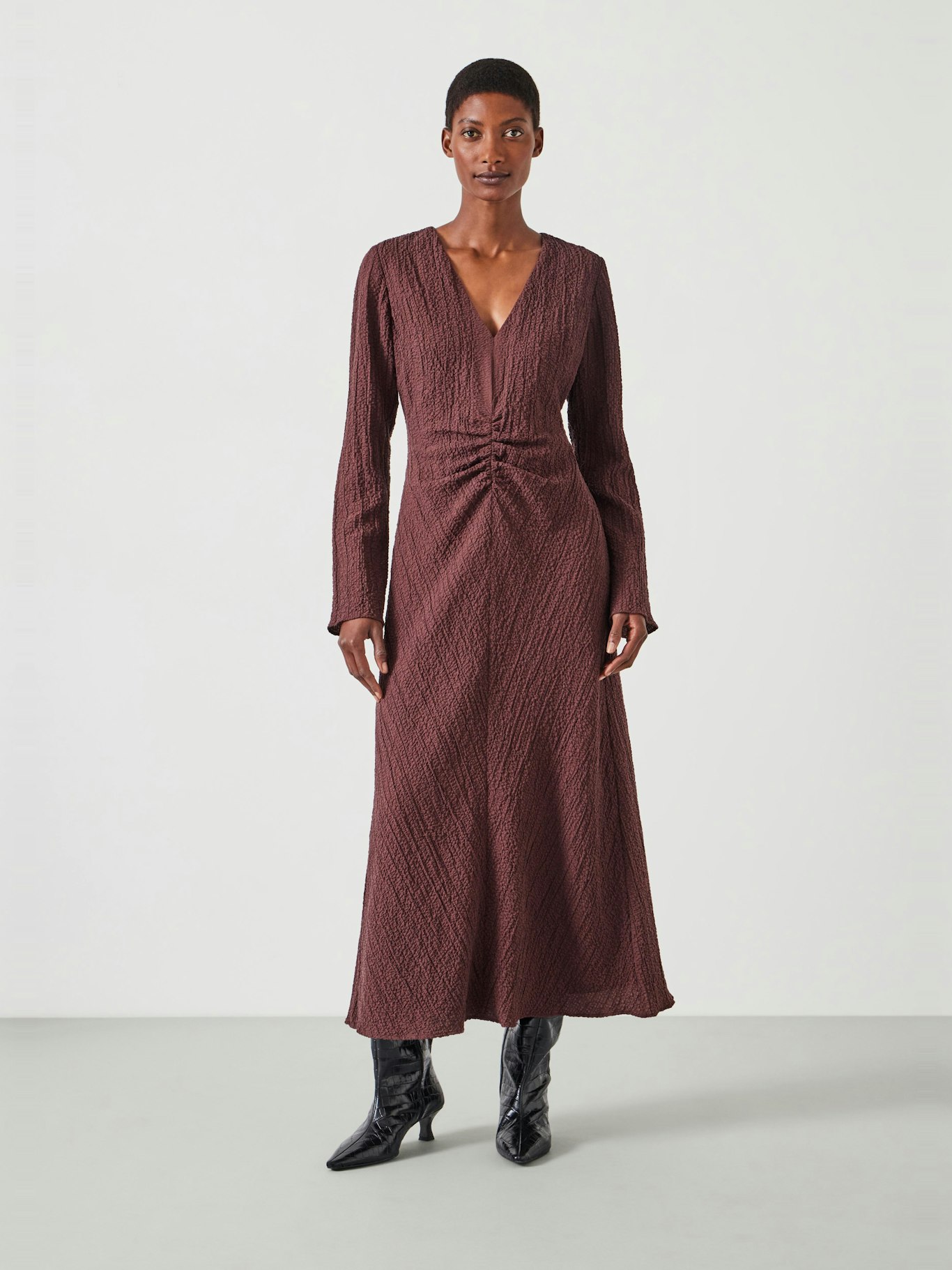 Myrah Midi Dress | Chocolate Brown | hush Myrah Midi Dress | Chocolate Brown | hush
