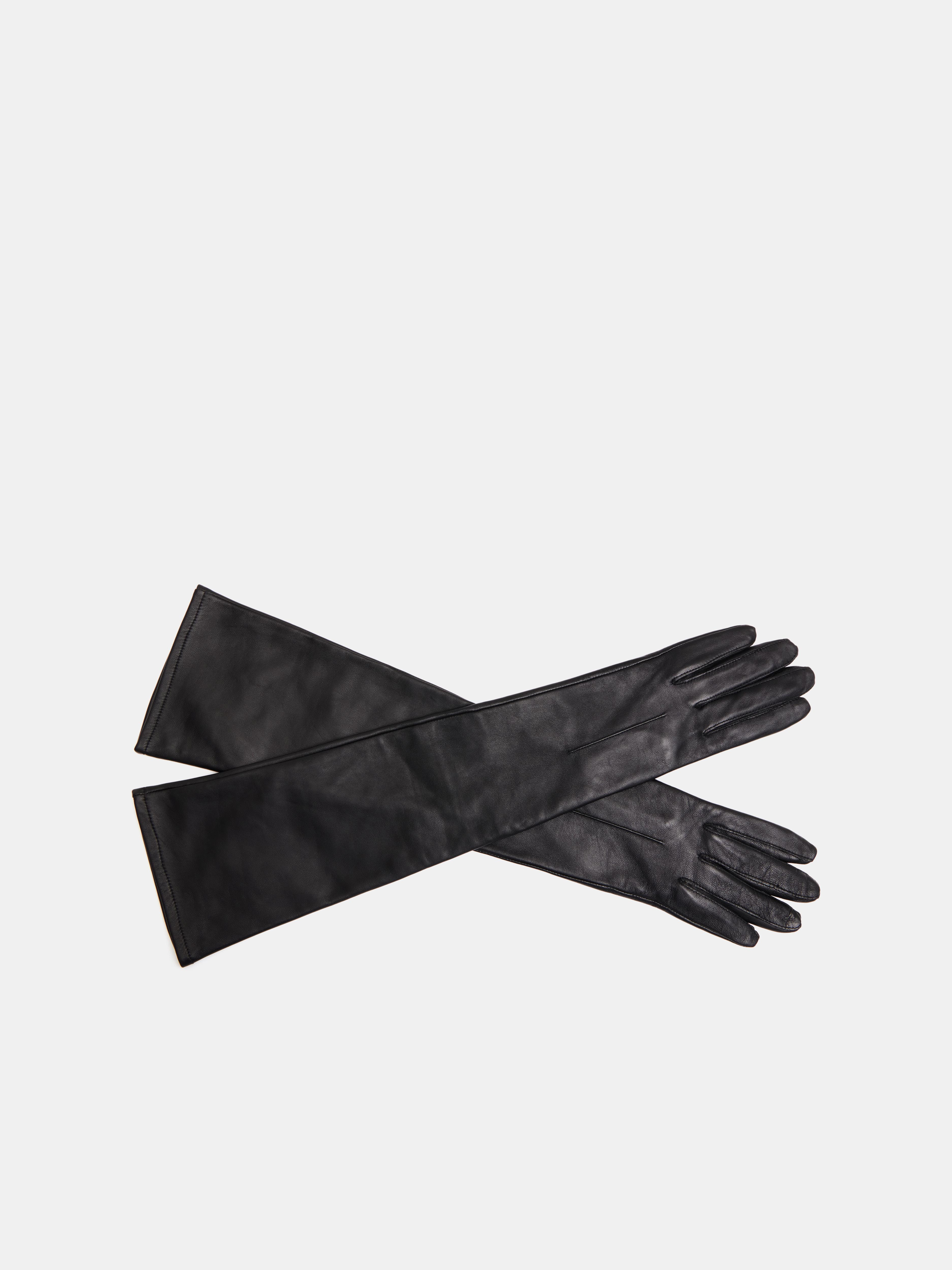 Dents Long Leather Gloves