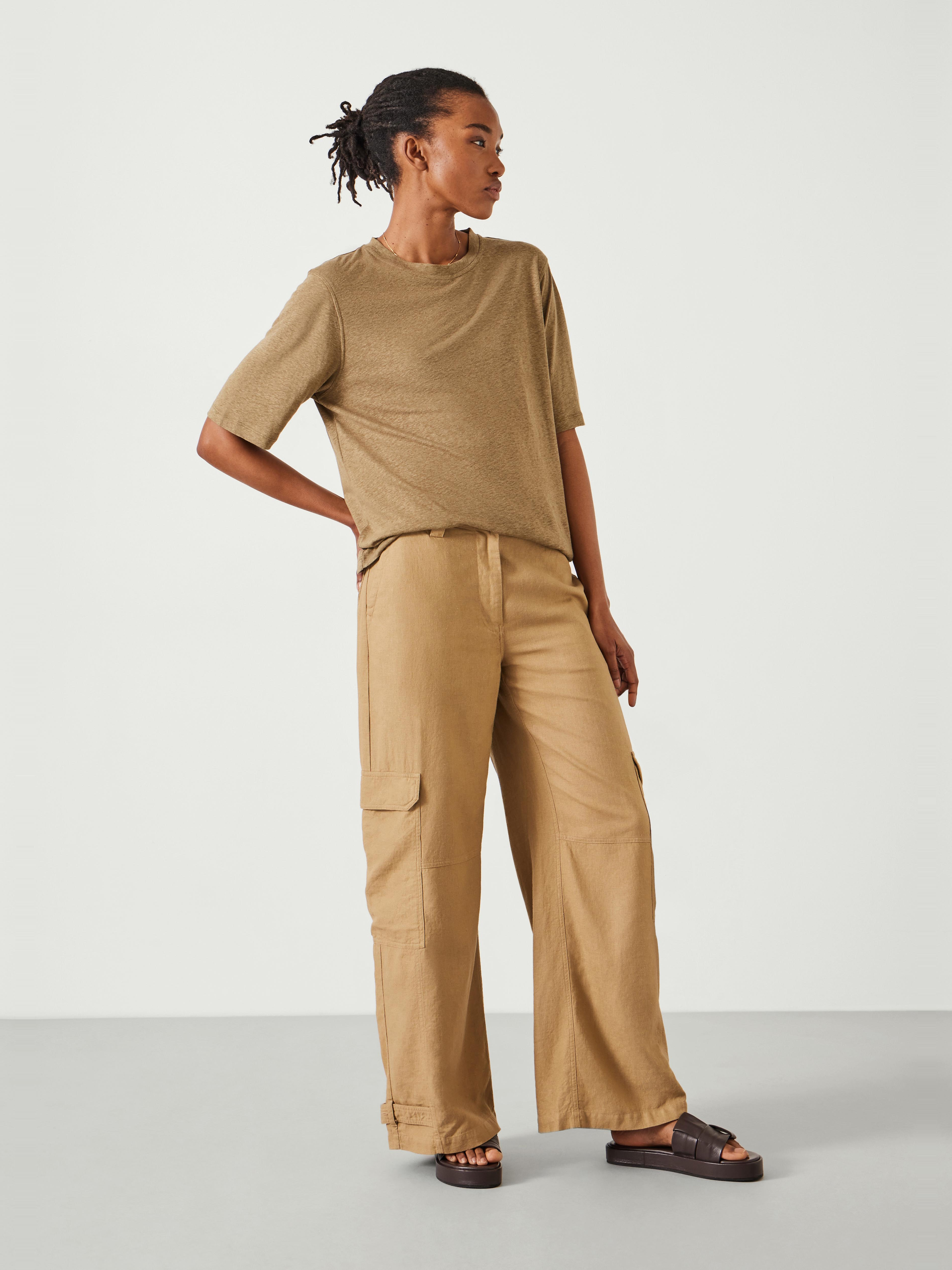 Nova Linen Cargo Trousers