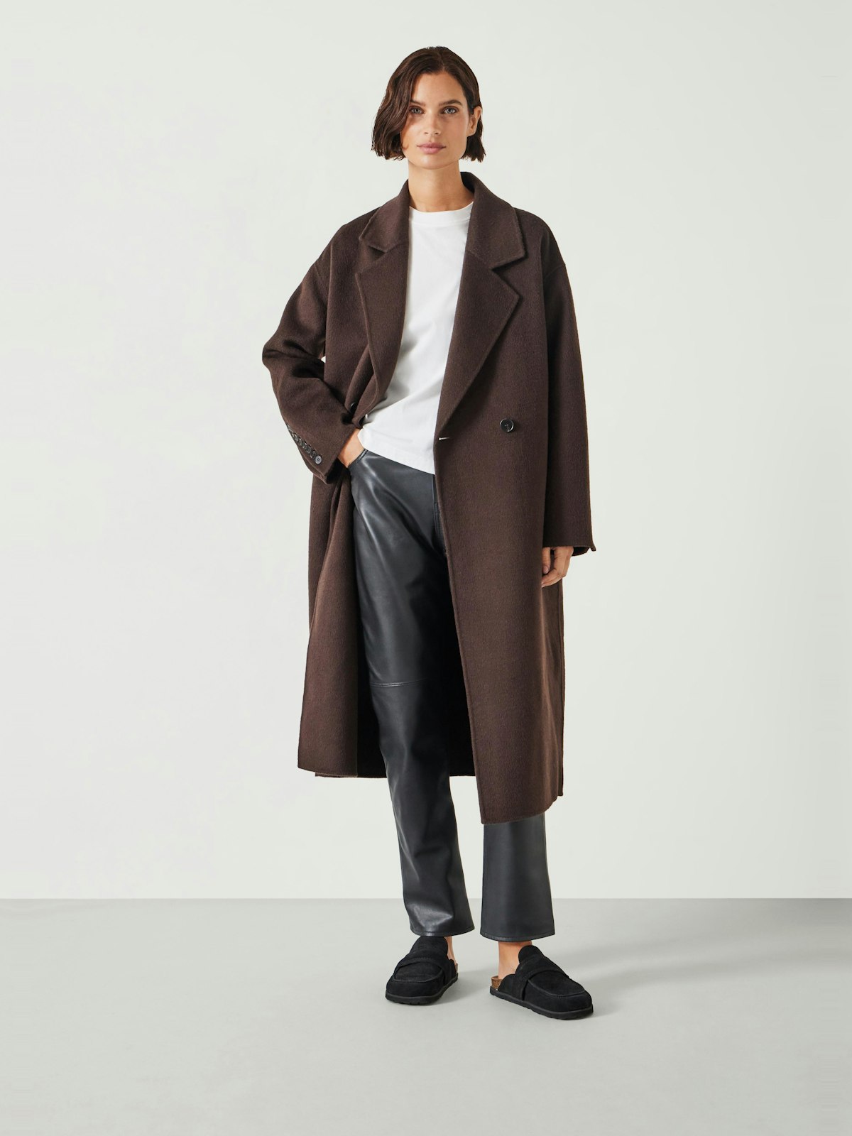 sheller♡ big check BISHU pure wool coat Coat – shéller / シェリエ