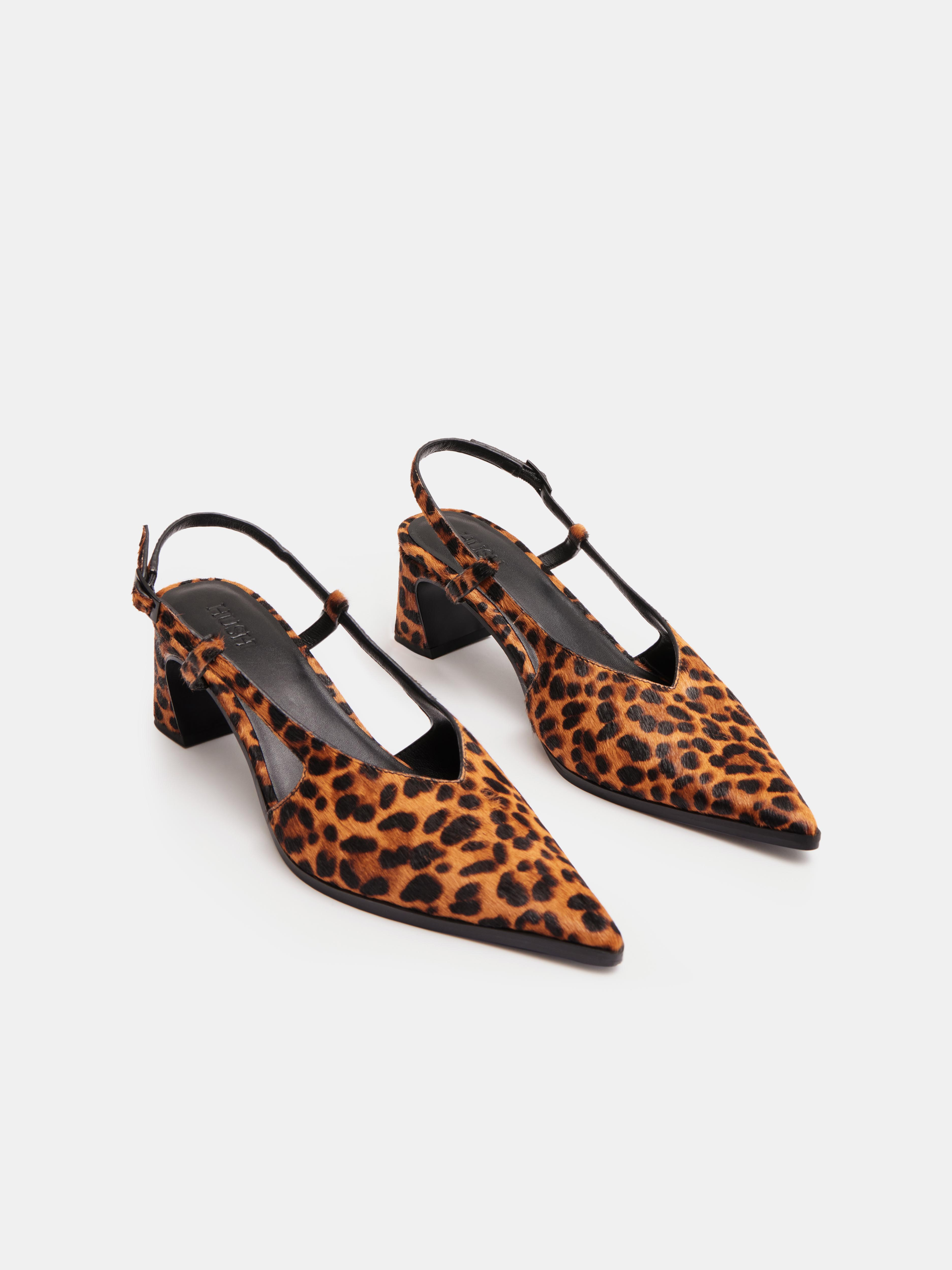 Alissa Slingback Pointed Kitten Heels