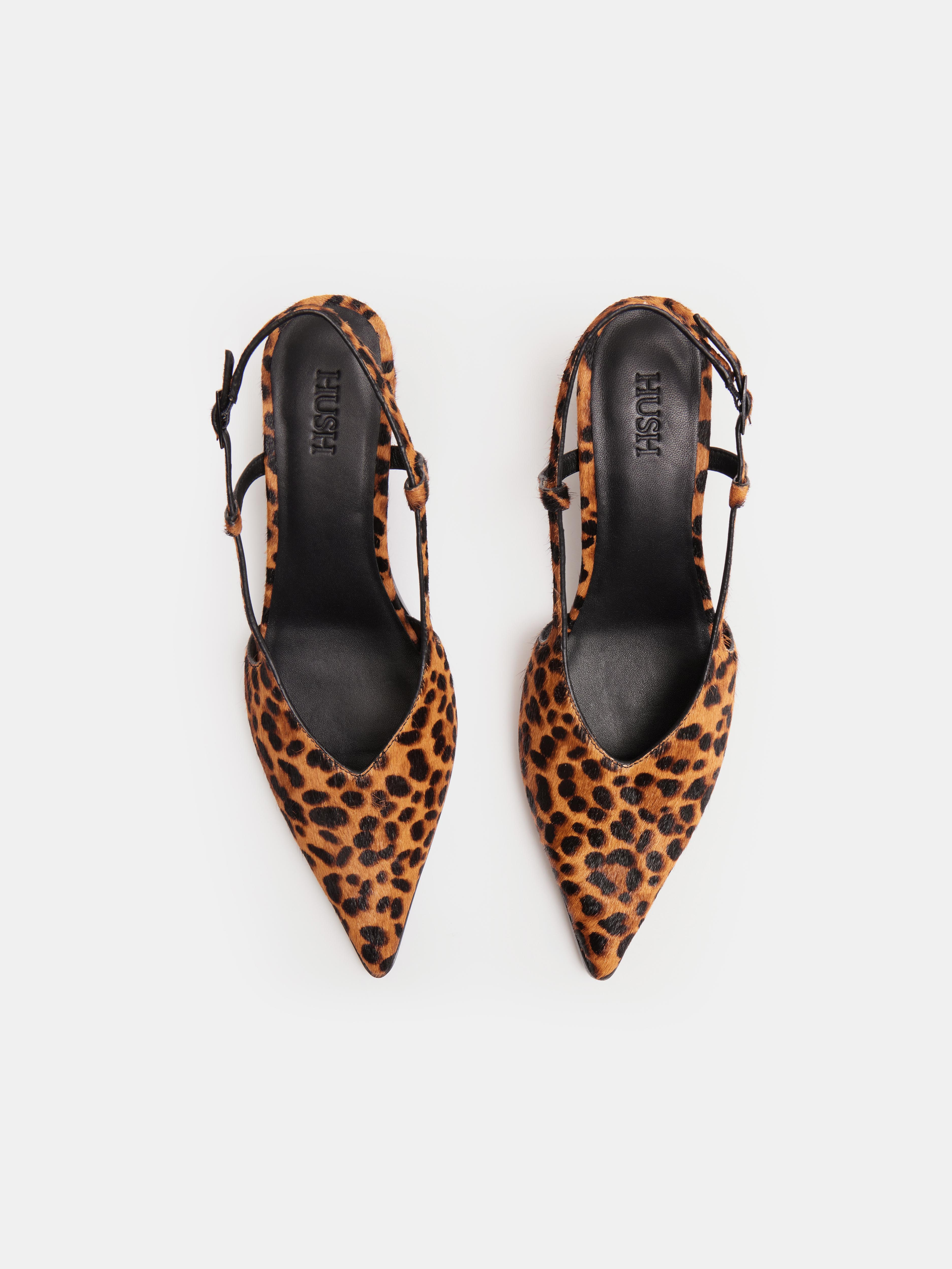 Alissa Slingback Pointed Kitten Heels
