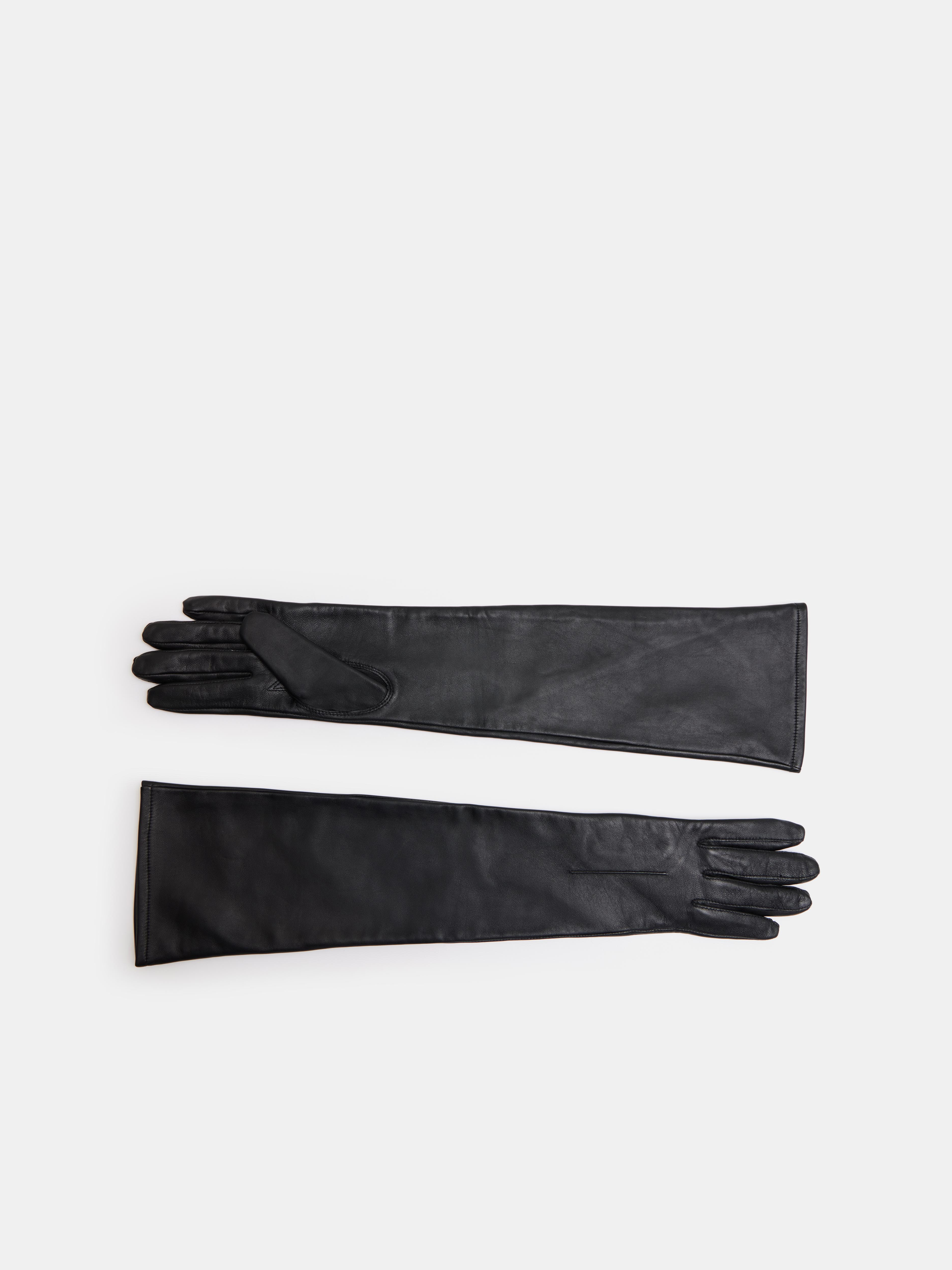 Dents Long Leather Gloves