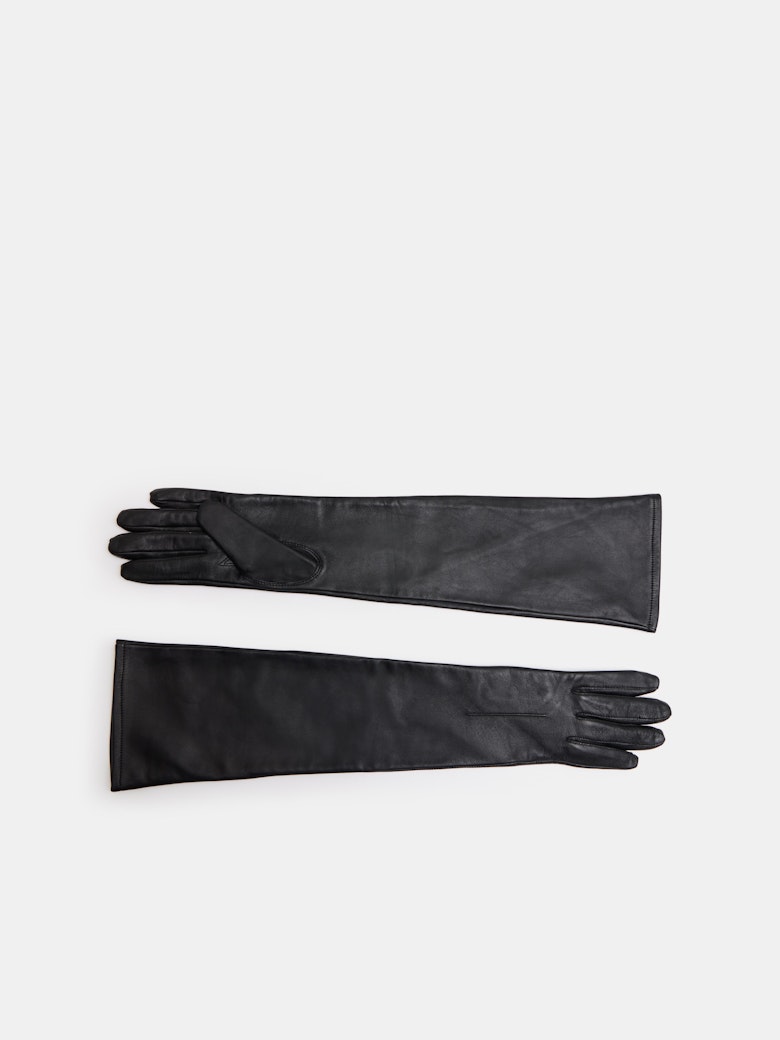 Dents Long Leather Gloves