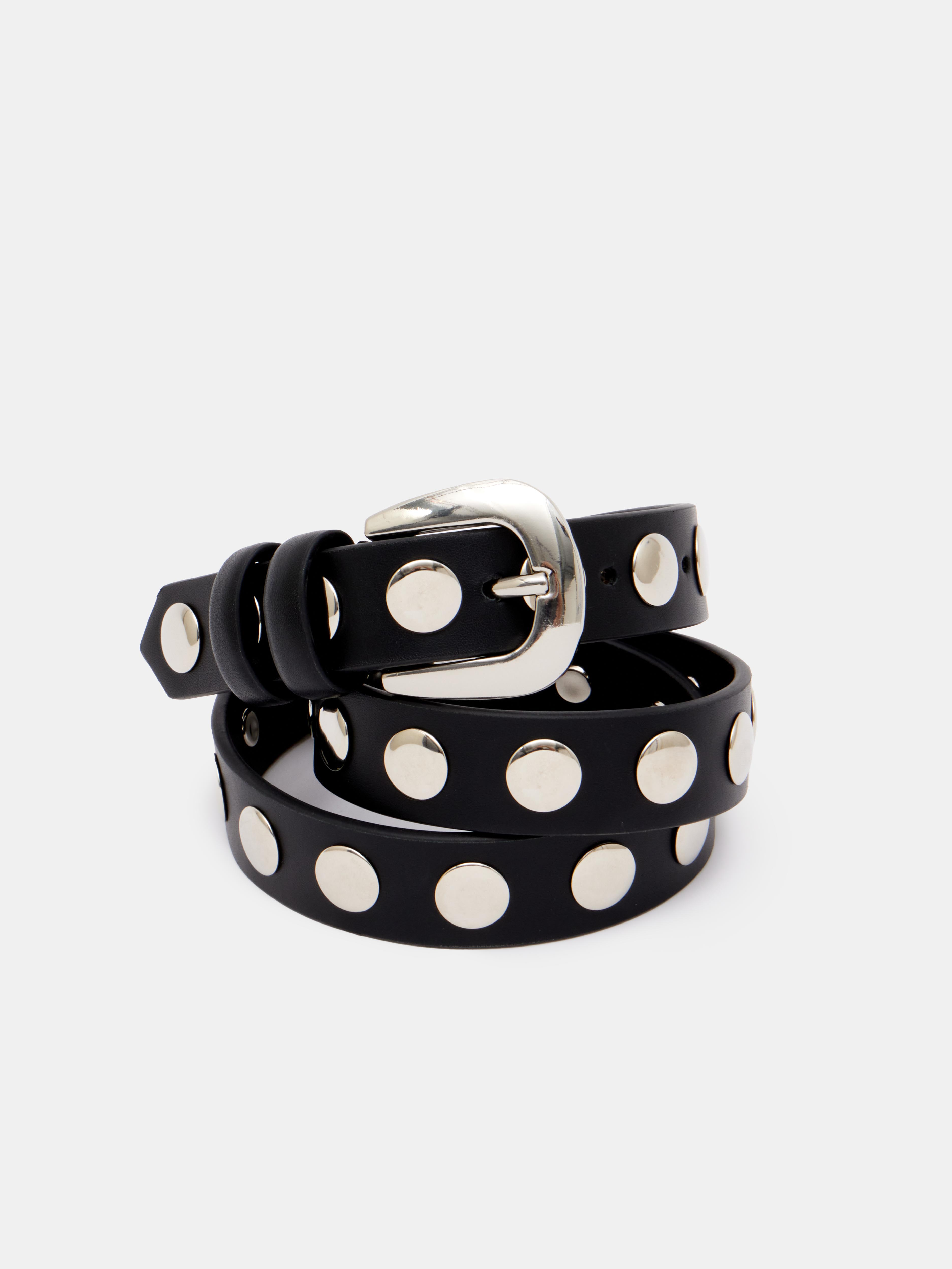 Seren Studded Leather Belt