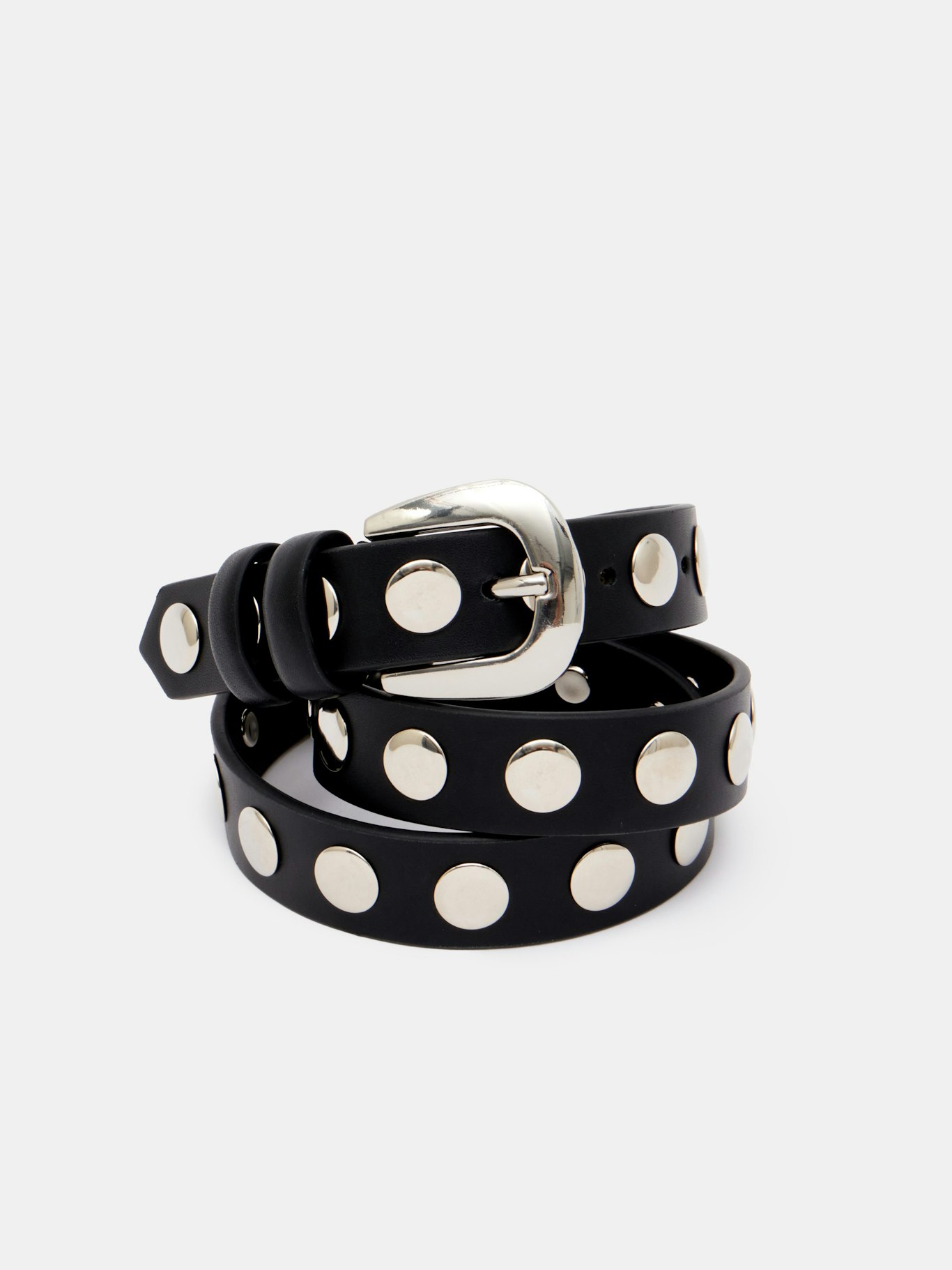 012258-0456-07 Seren Studded Leather Belt