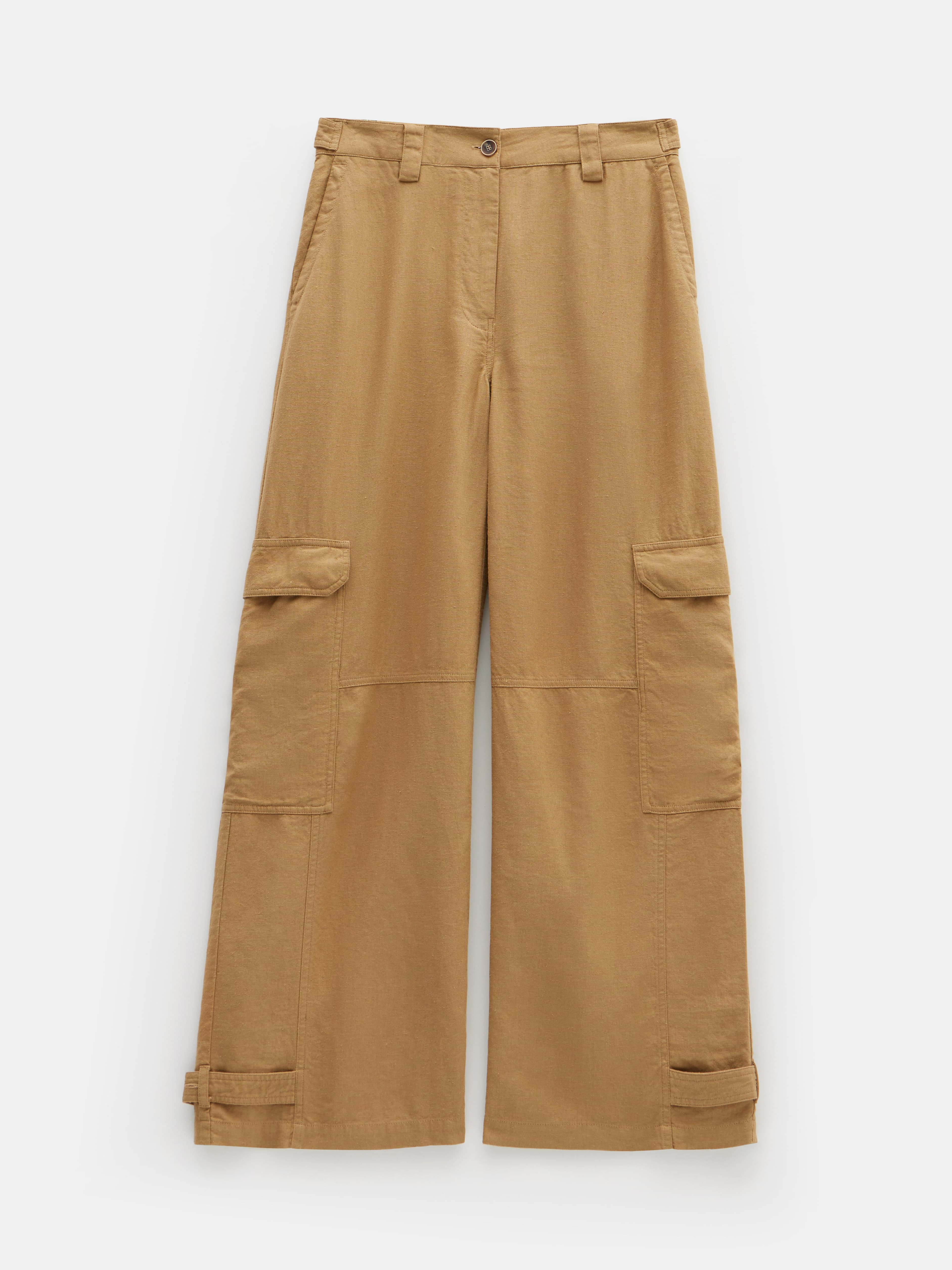 Nova Linen Cargo Trousers