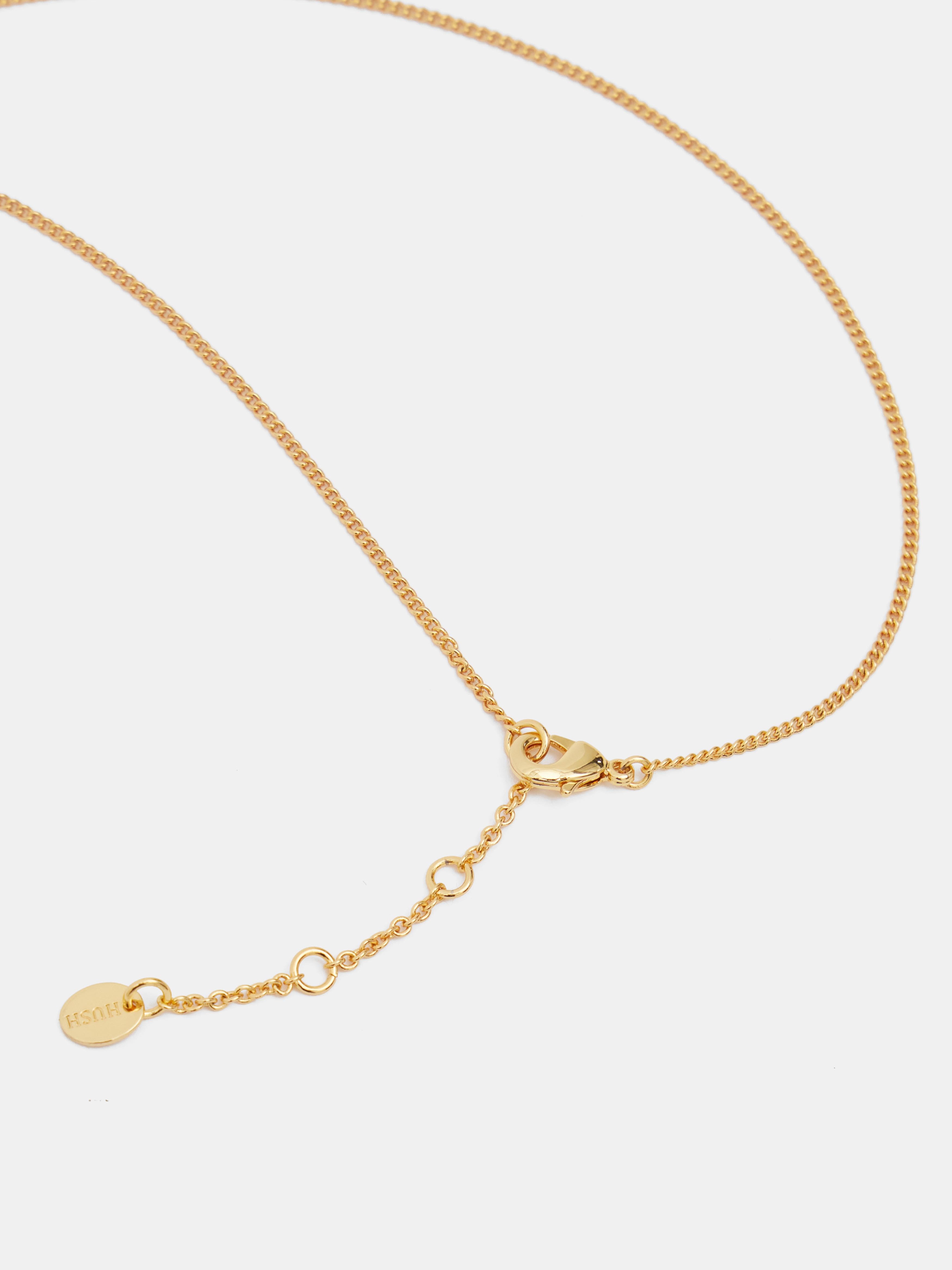 Teardrop Pendant Chain Necklace