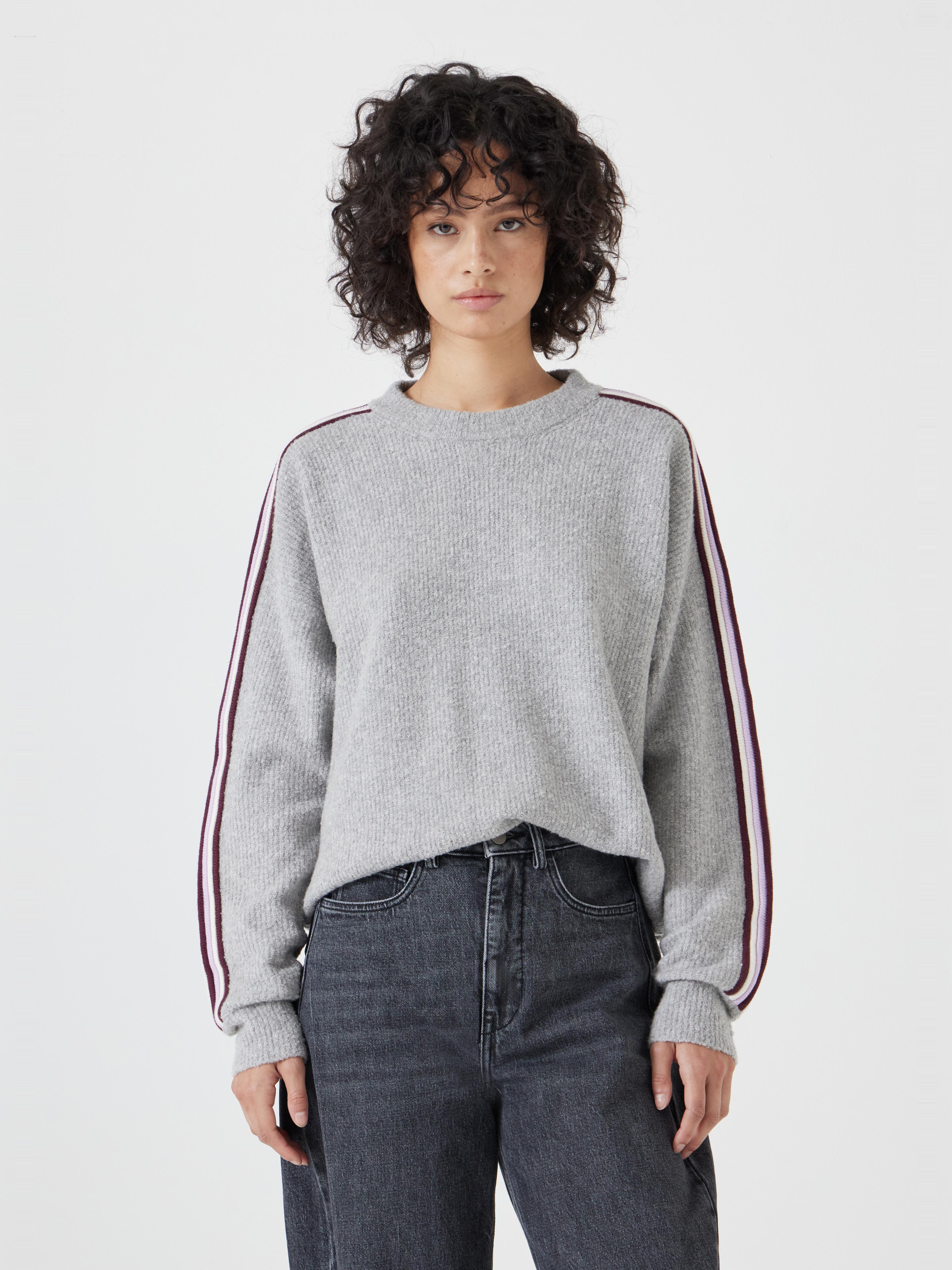 Lydia Ottoman Stripe Crew Neck Jumper
