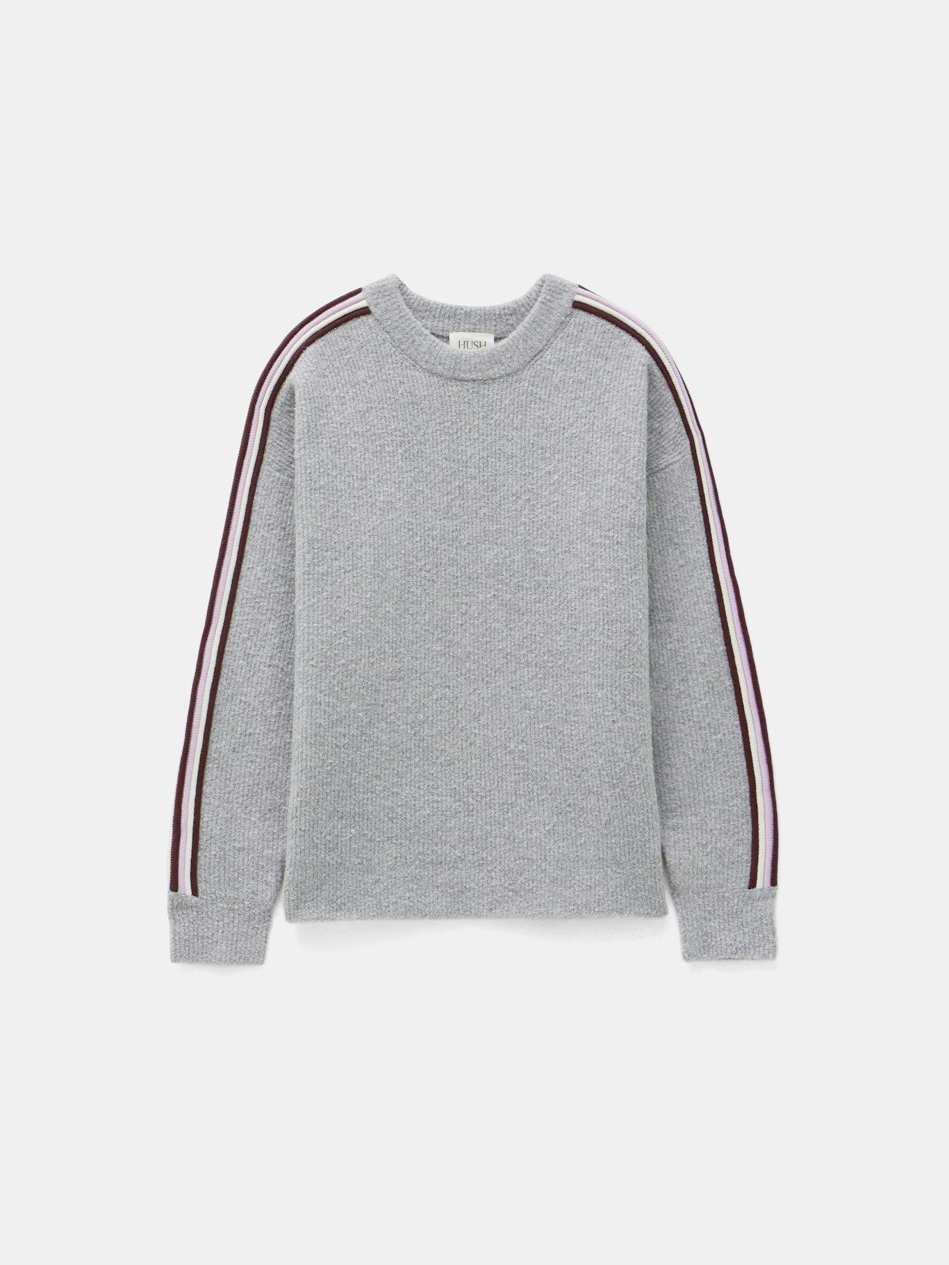 012976-2805-07 Lydia Ottoman Stripe Crew Neck Jumper