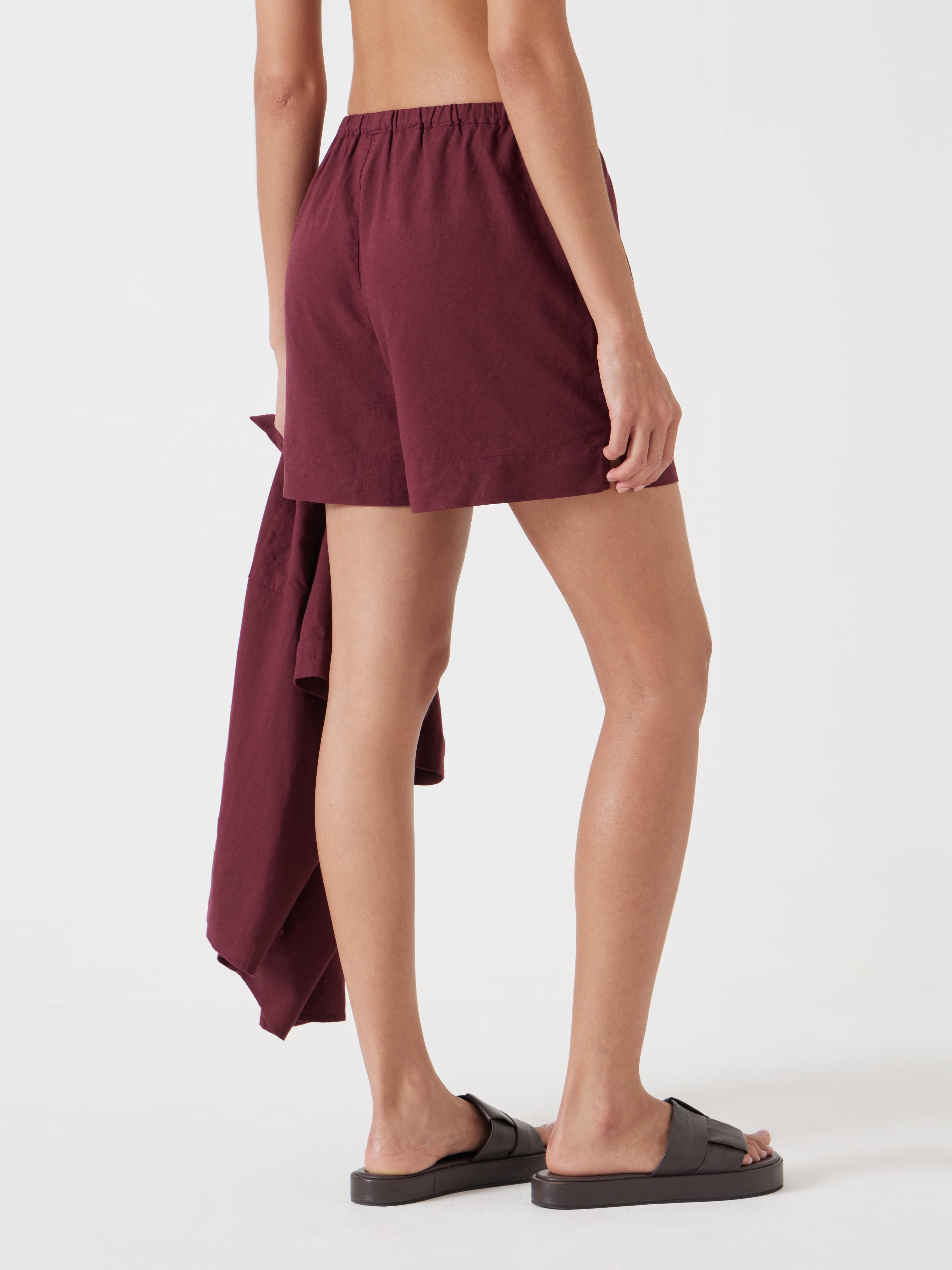 Lana Linen Blend Shorts