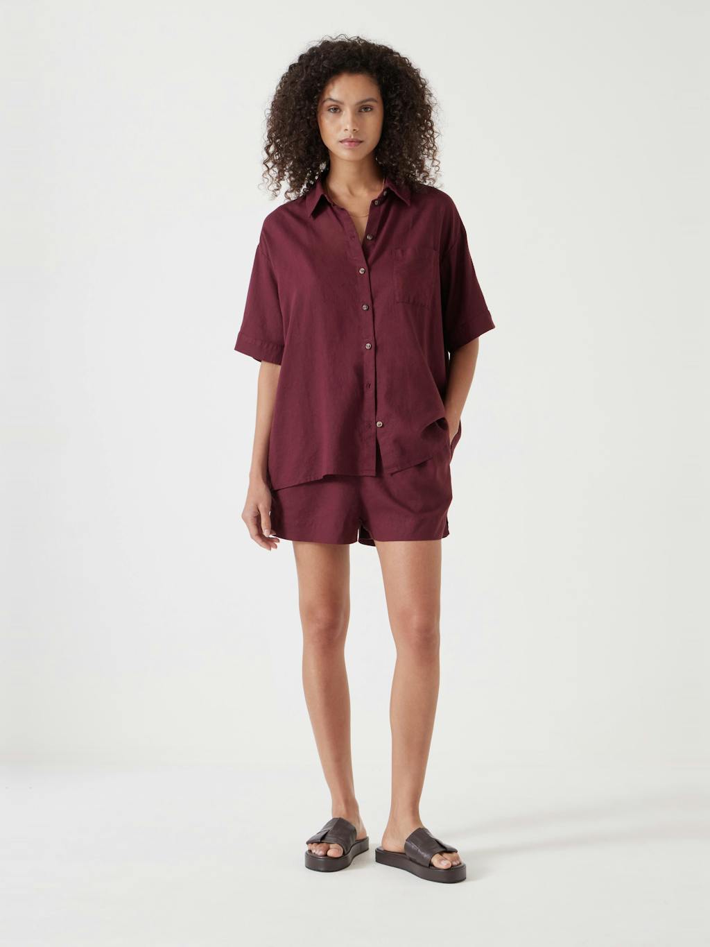 013527-1179-02 Lana Linen Blend Shirt