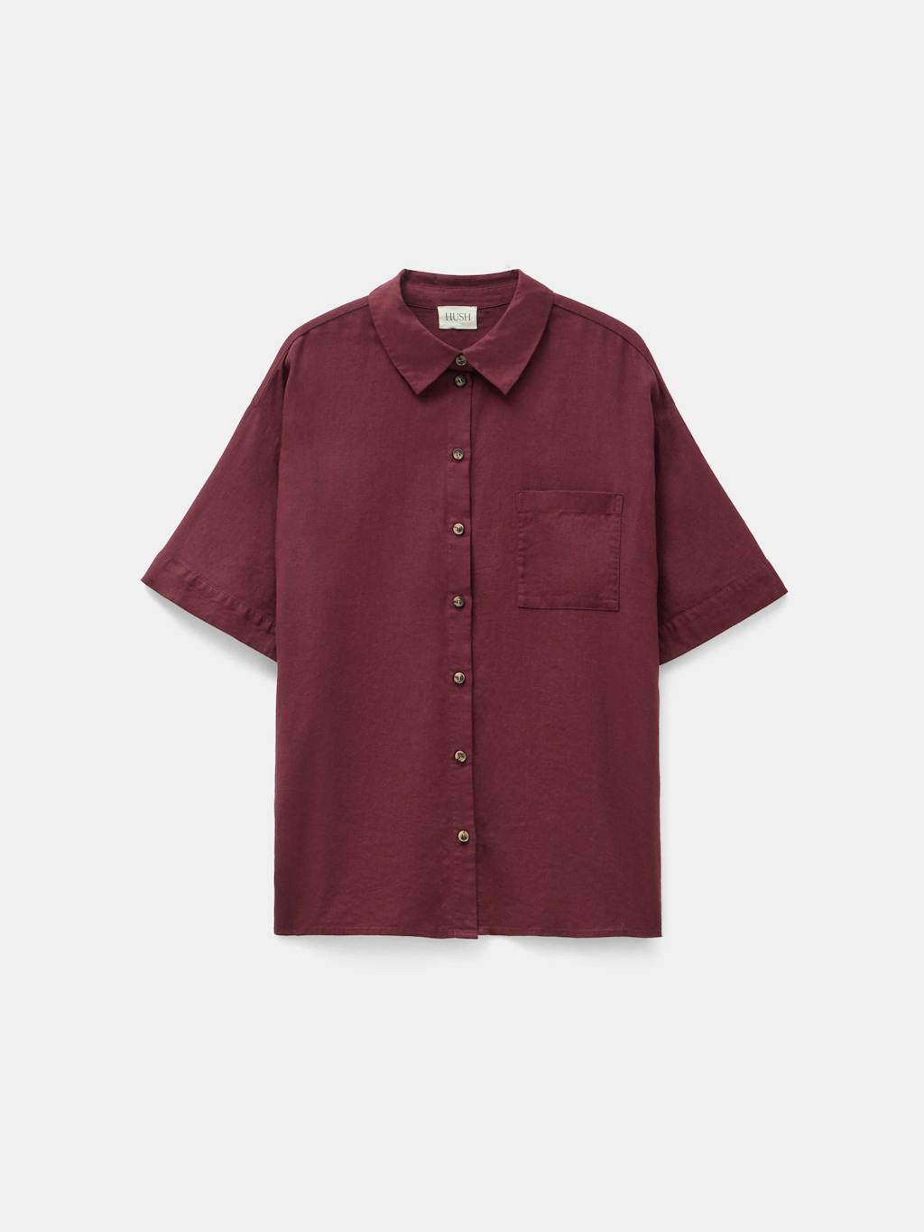 013527-1179-07 Lana Linen Blend Shirt