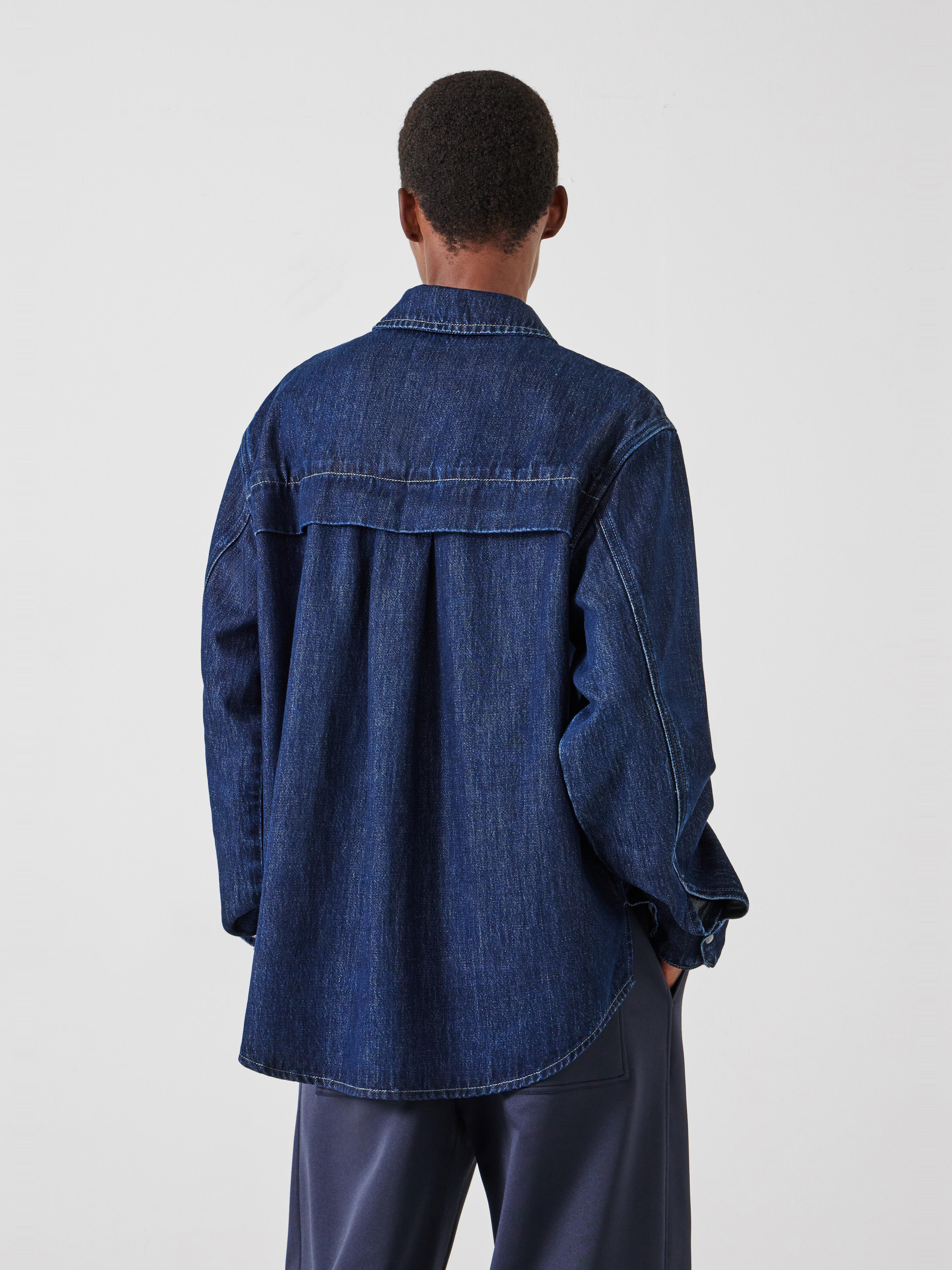 Sequin Detail Denim Shirt