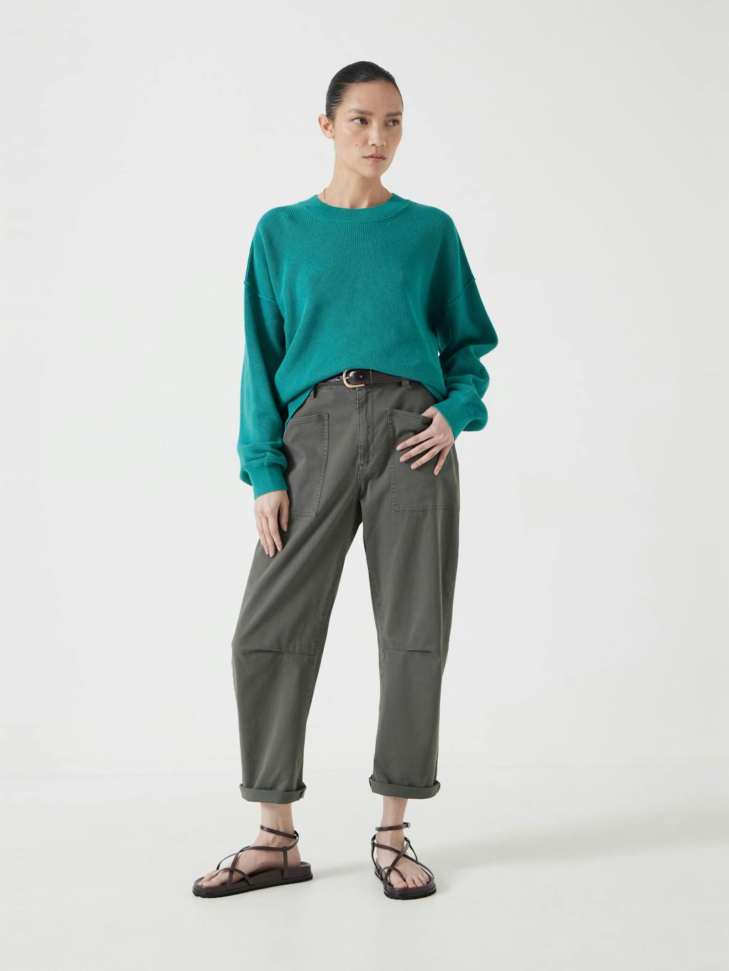 012706-1896-02 Cotton Boxy Rib Jumper
