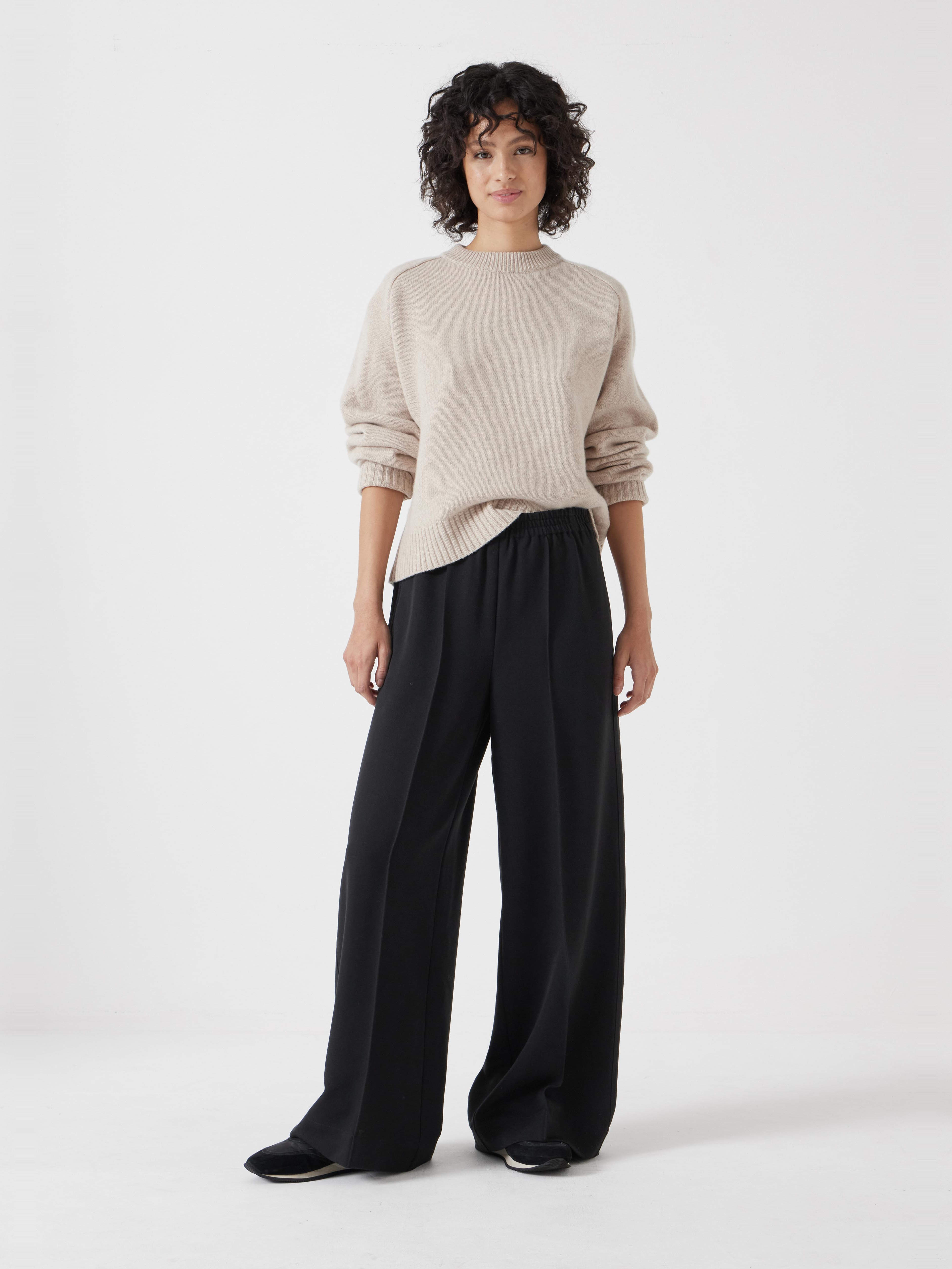 Petunia Pintuck Wide Leg Trousers