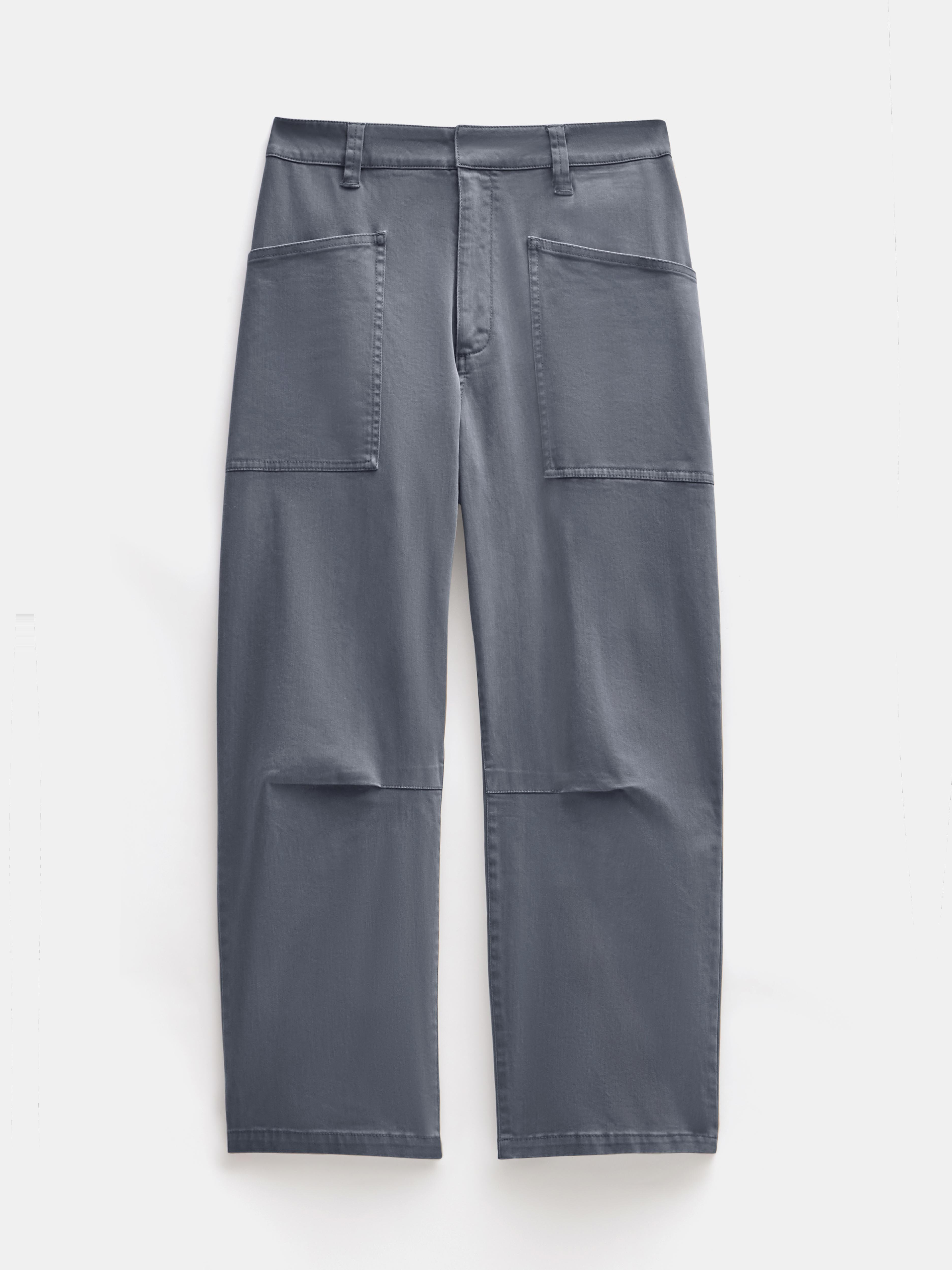 Cordi Barrel Leg Cotton Trousers