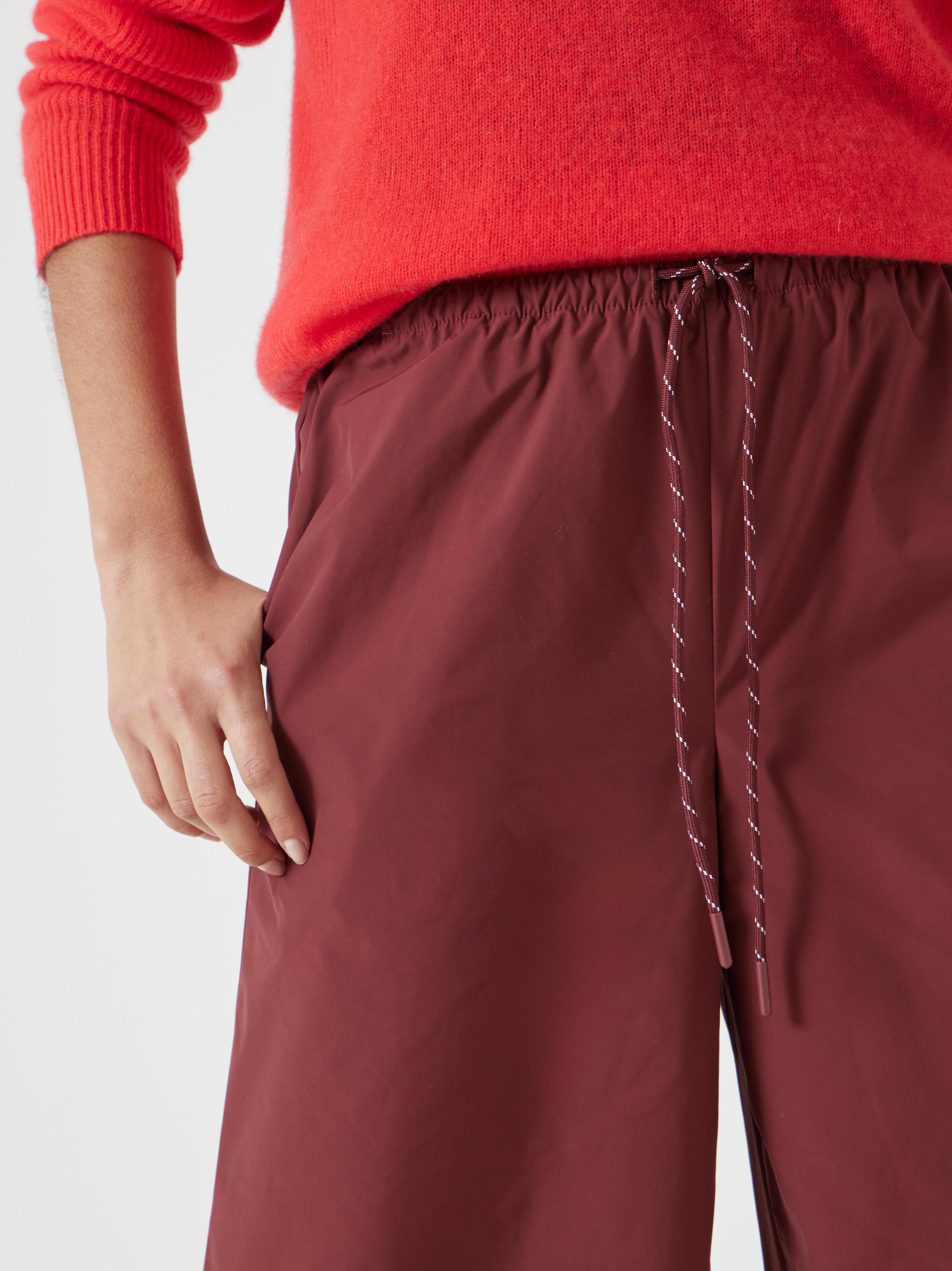 Technical Melissa Wide Leg Cropped Trousers