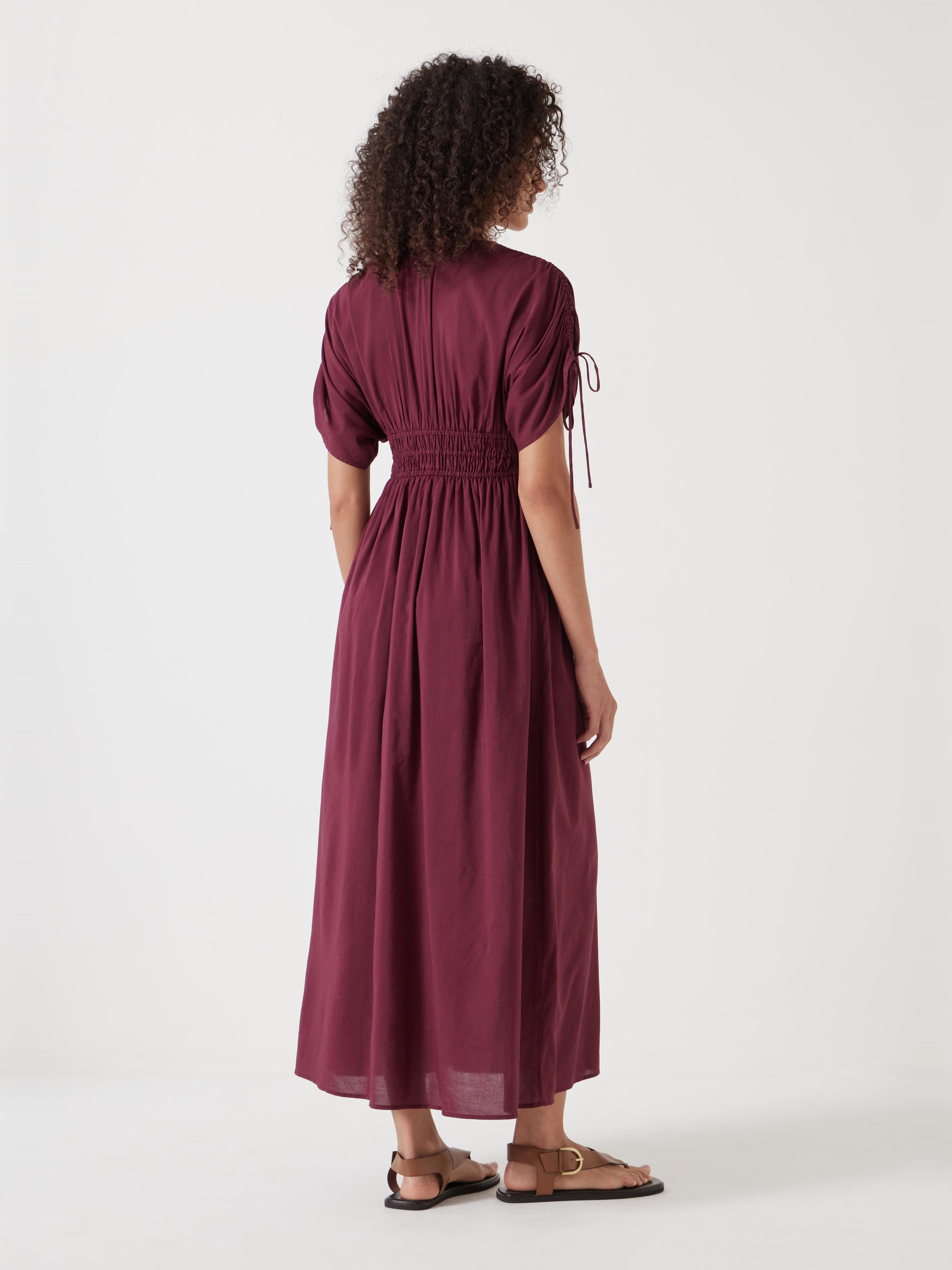 Grace Cotton Blend Midi Beach Dress