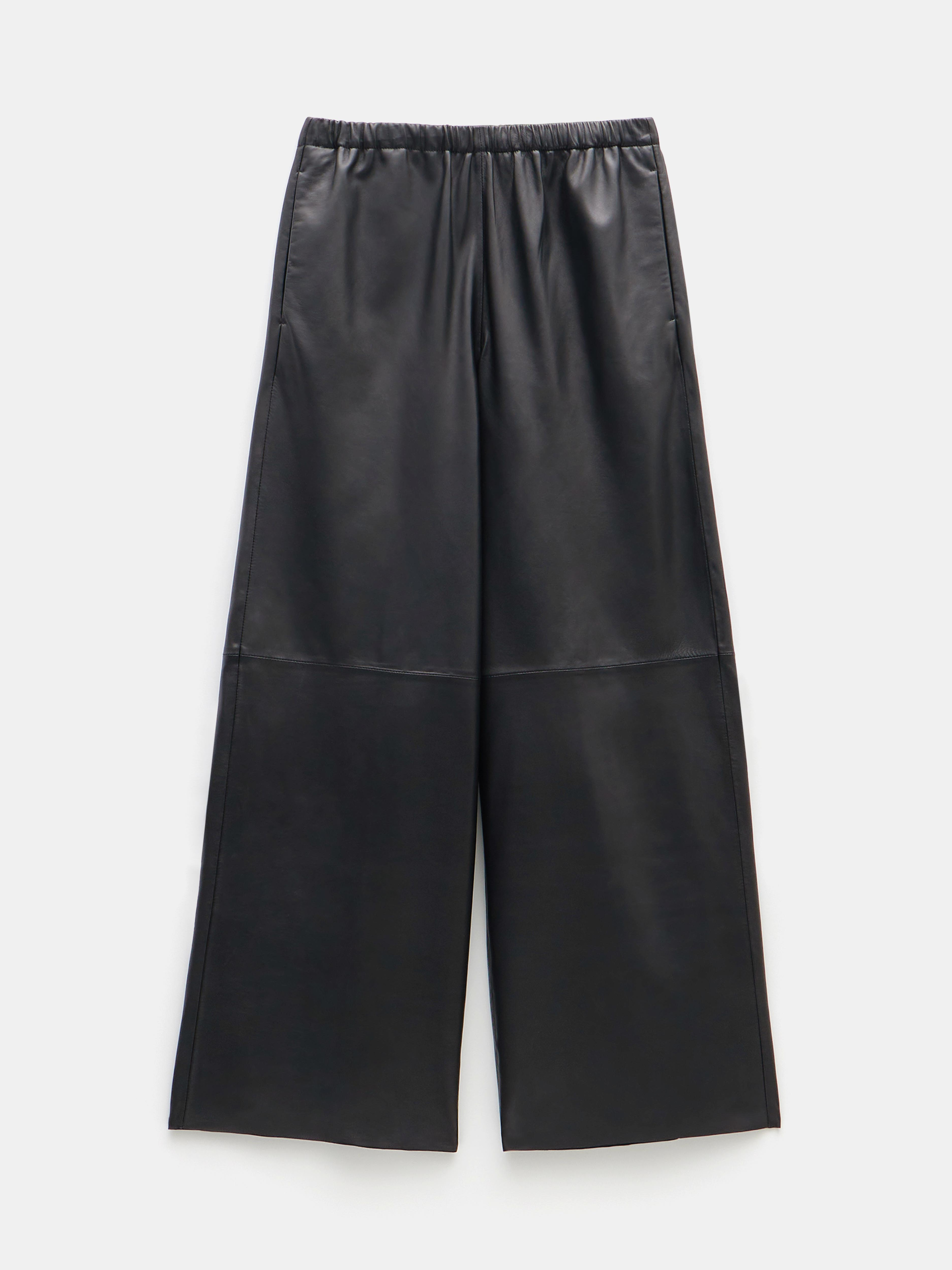 Agatha Leather Pull On Trousers