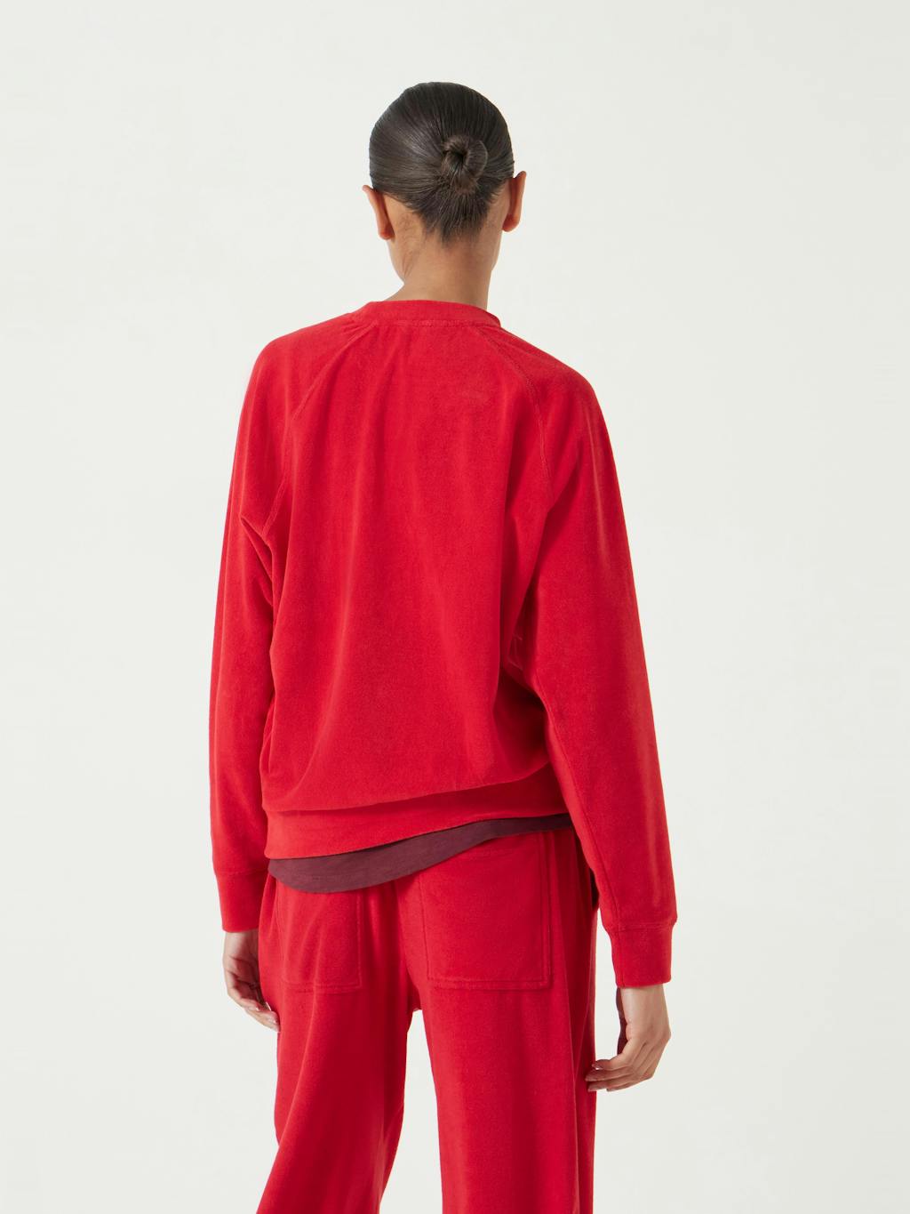 013589-1161-03 Towelling Raglan Sweatshirt