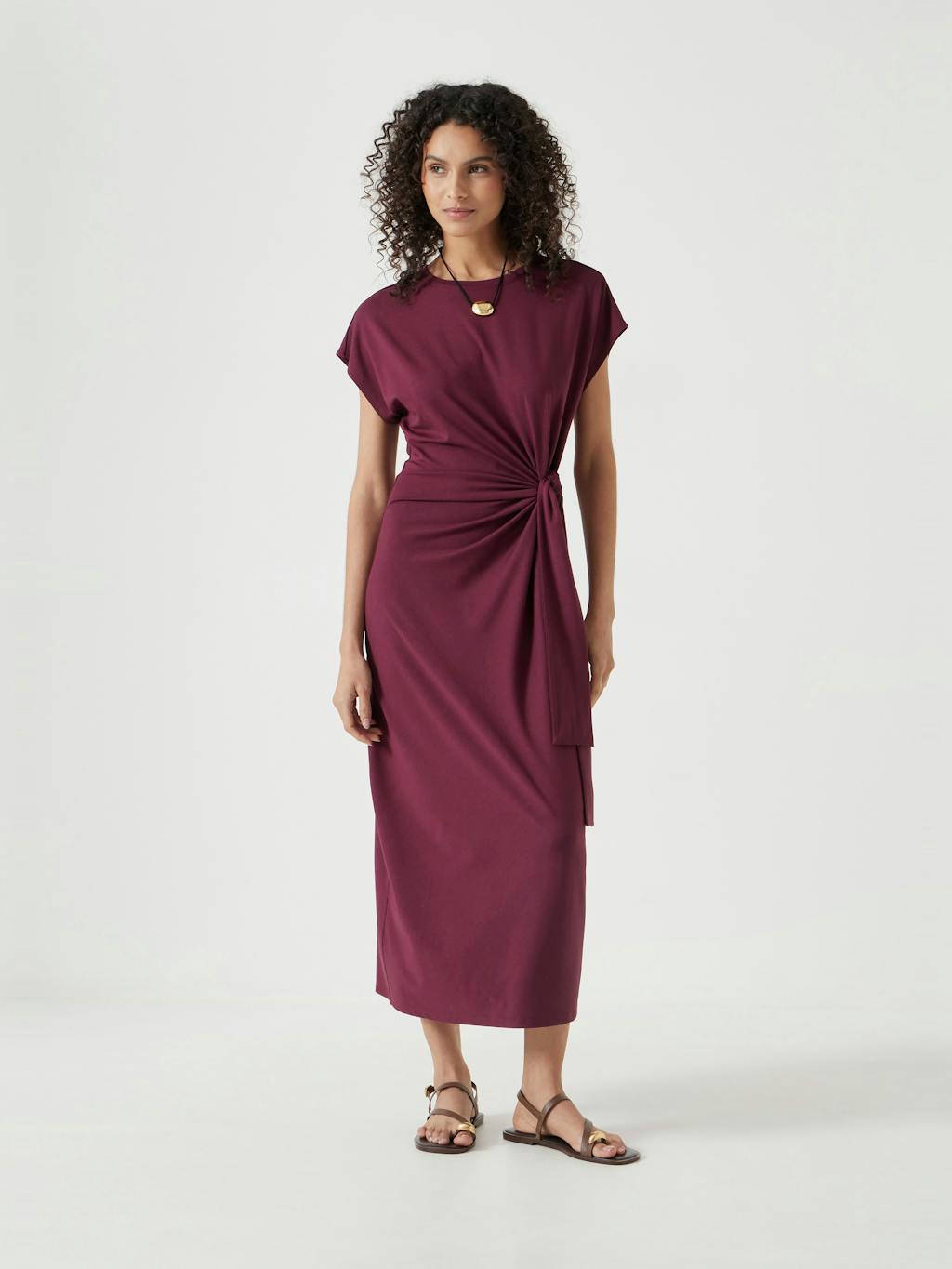 013596-3278-01 Trinny Jersey Midi Dress