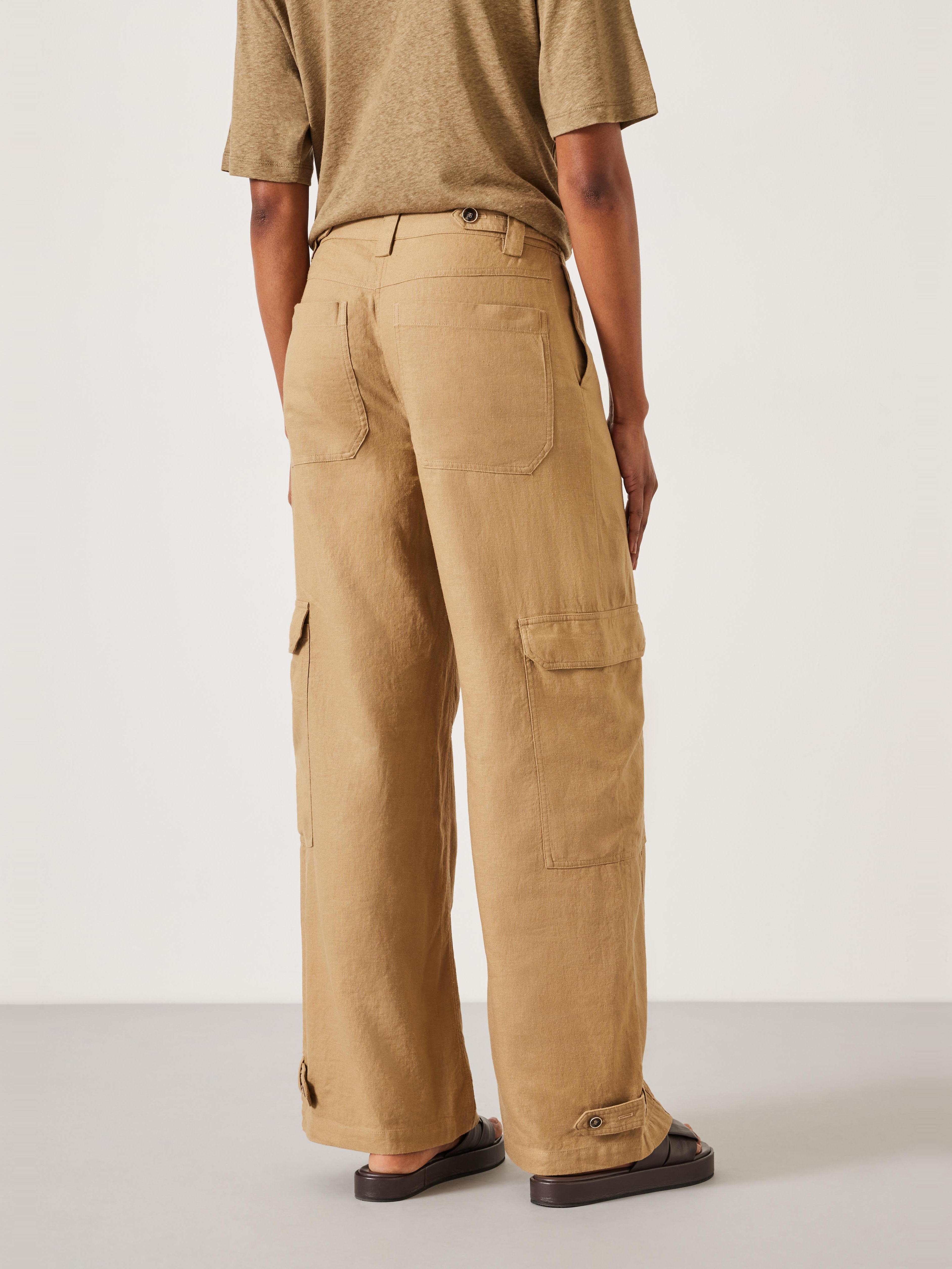 Nova Linen Cargo Trousers