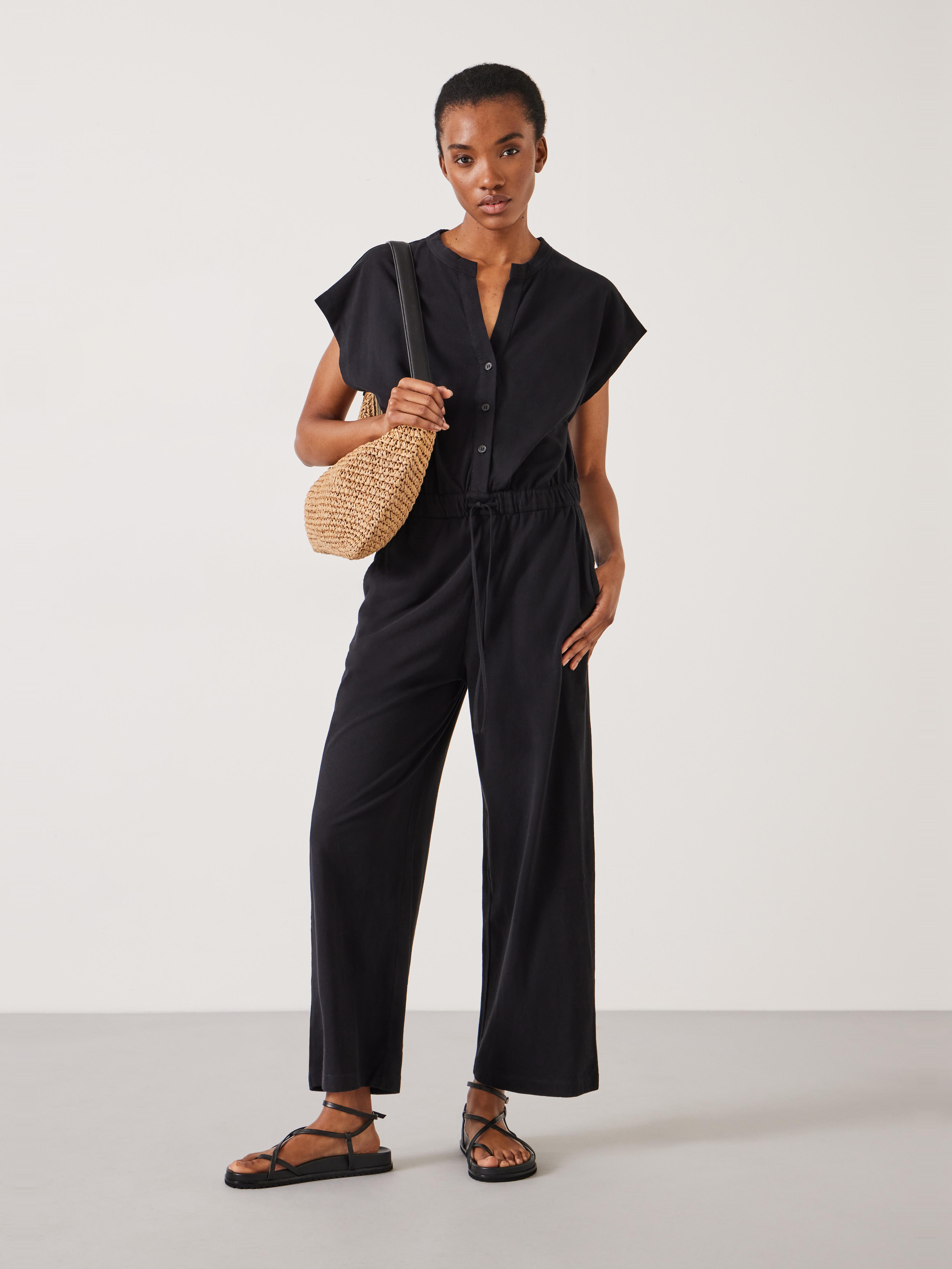 Kendall Short Sleeve Jersey Jumpsuit