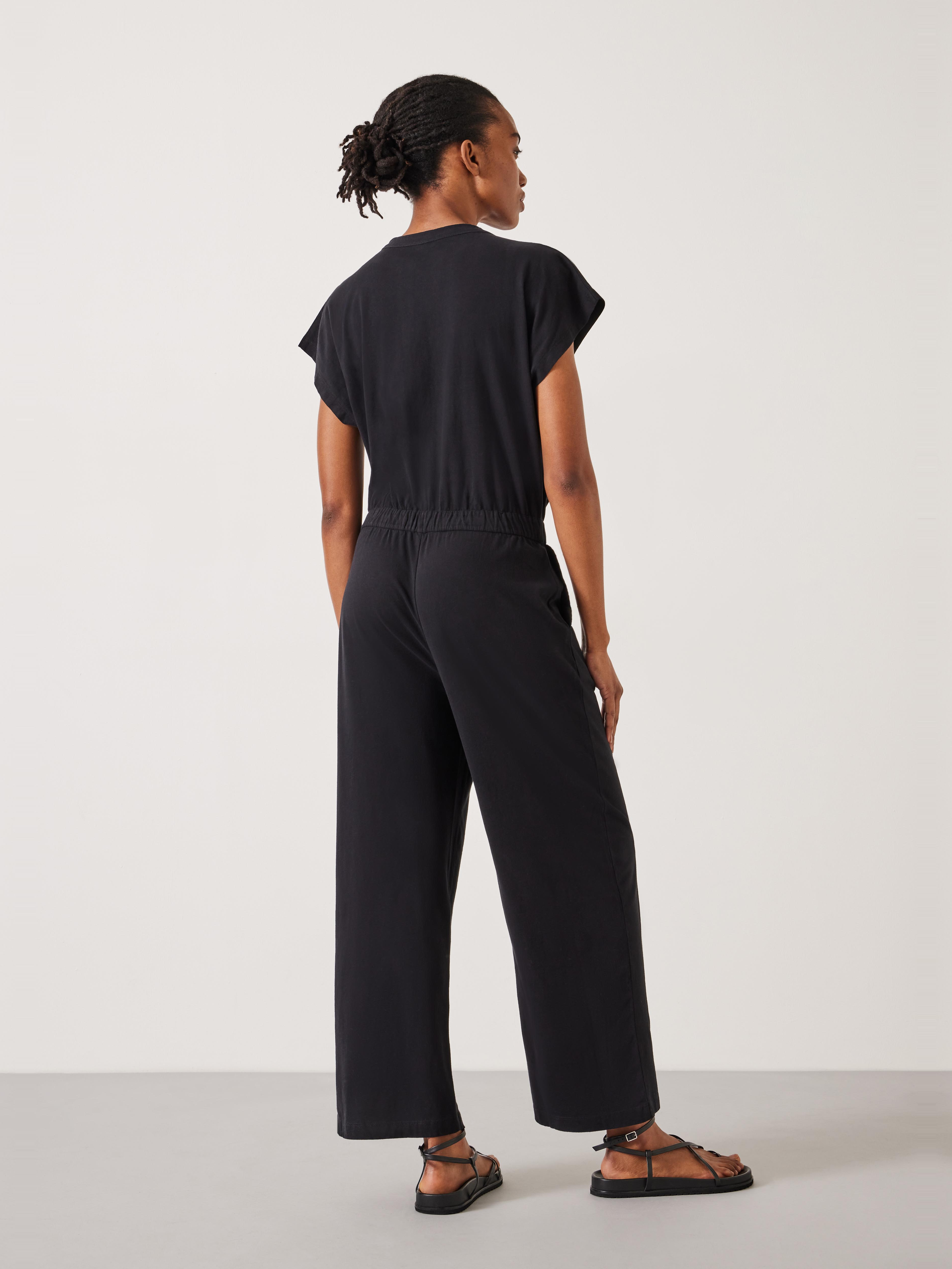 Kendall Short Sleeve Jersey Jumpsuit