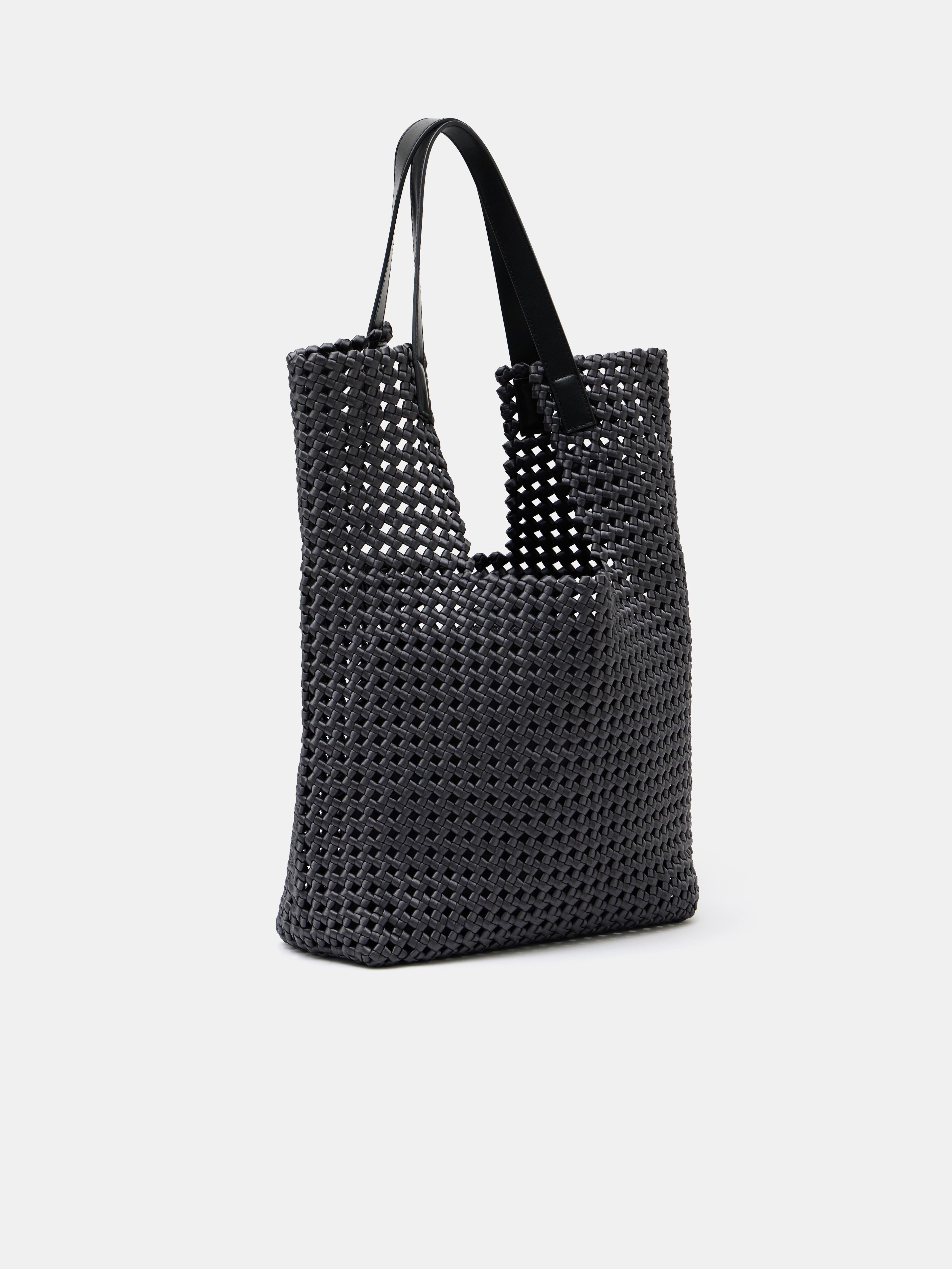 Satin Weave Tote Bag